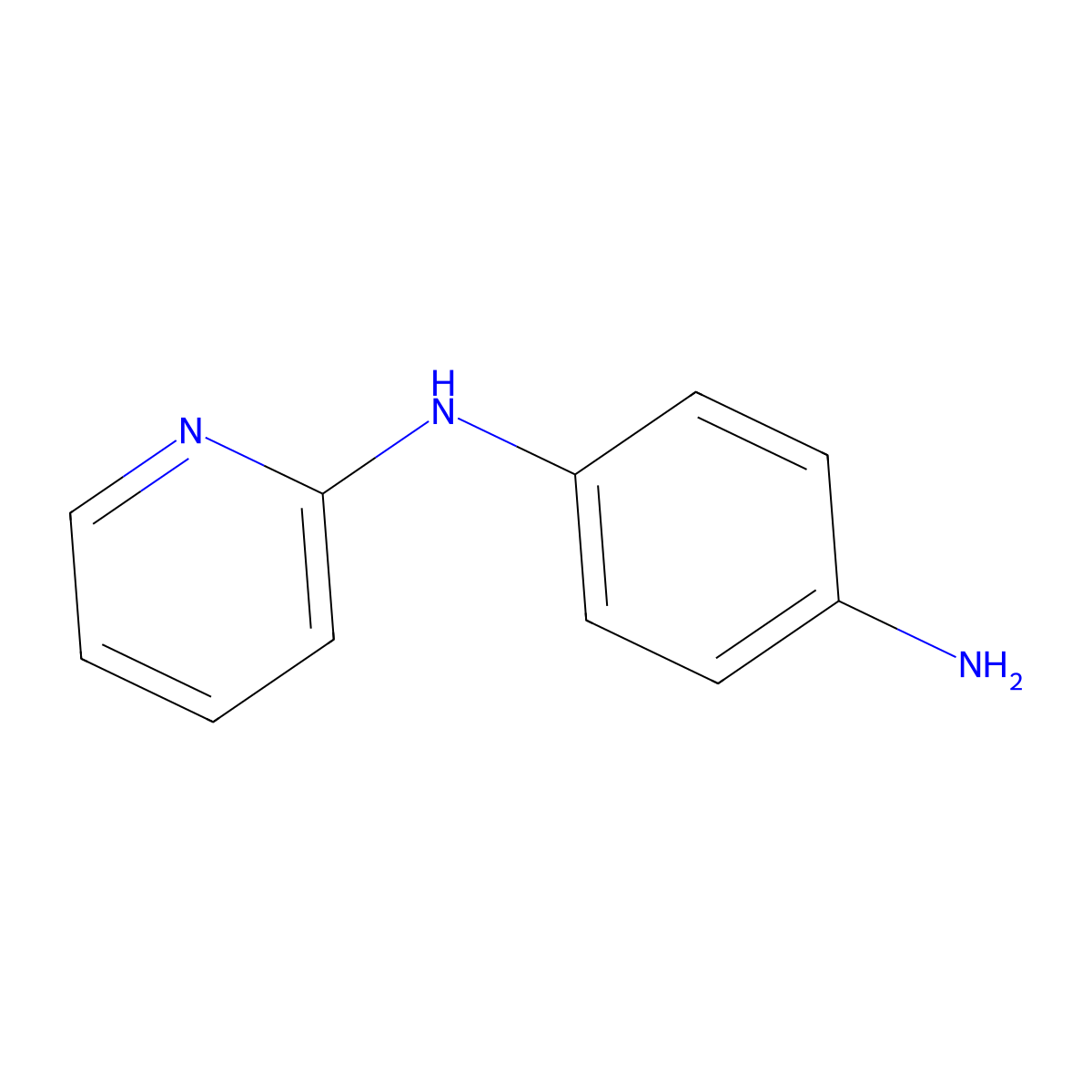 N1-(pyridin-2-yl)benzene-1,4-diamine molecular structure, CAS 192217-97-3