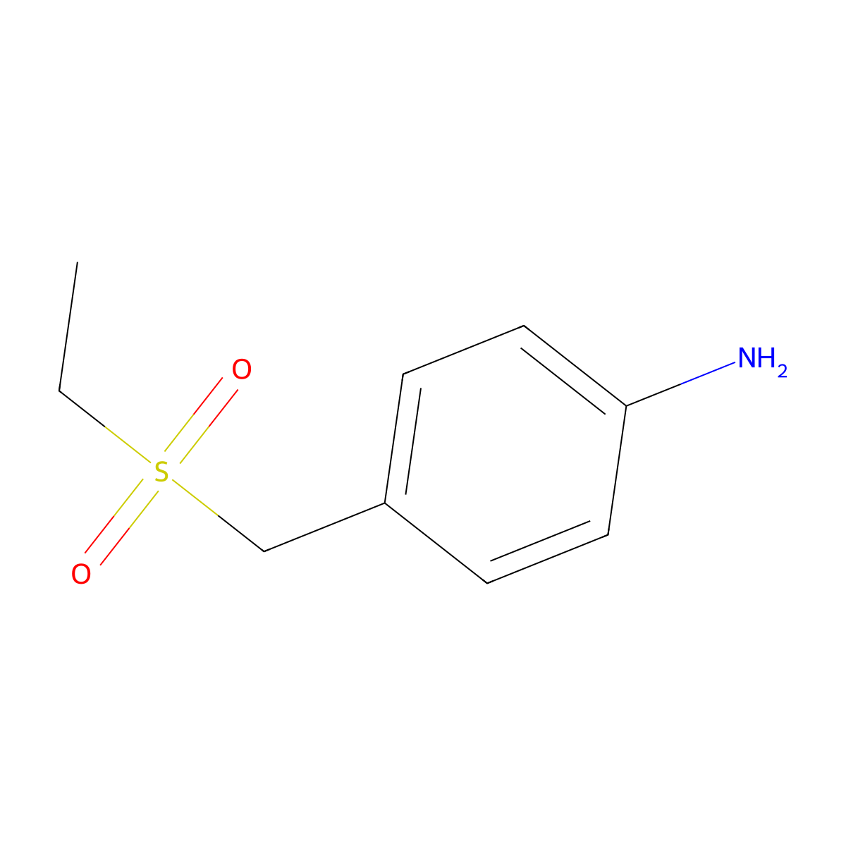 4-[(Ethanesulfonyl)methyl]aniline molecular structure, CAS 192218-45-4