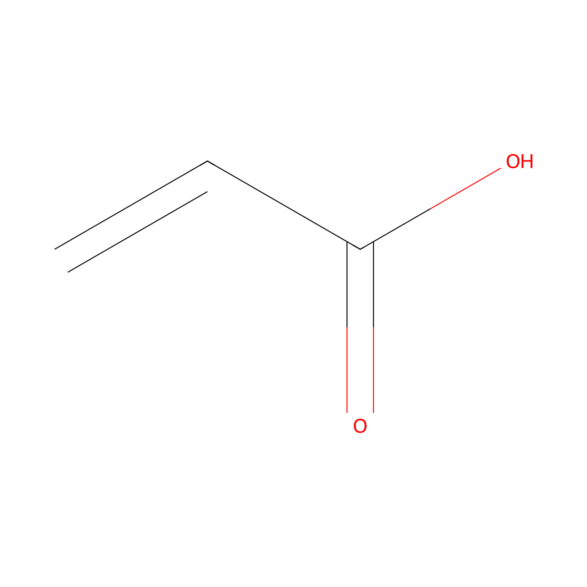 Acrylic Acid molecular structure, CAS 192230-55-0