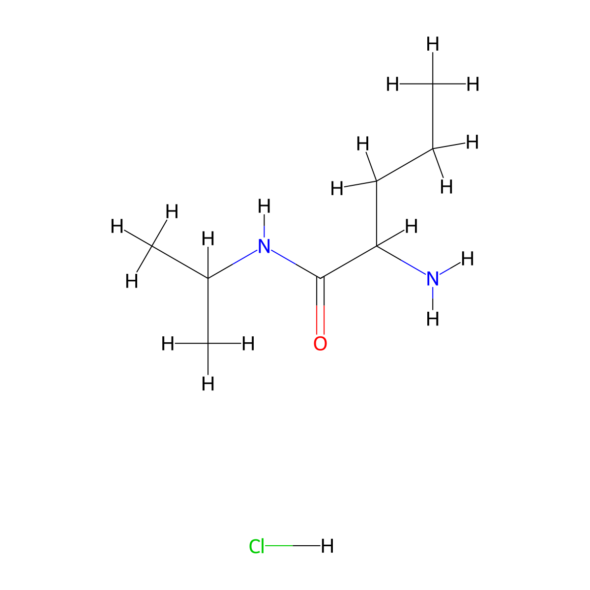 N1-Isopropylnorvalinamide hydrochloride molecular structure, CAS 1922725-49-2
