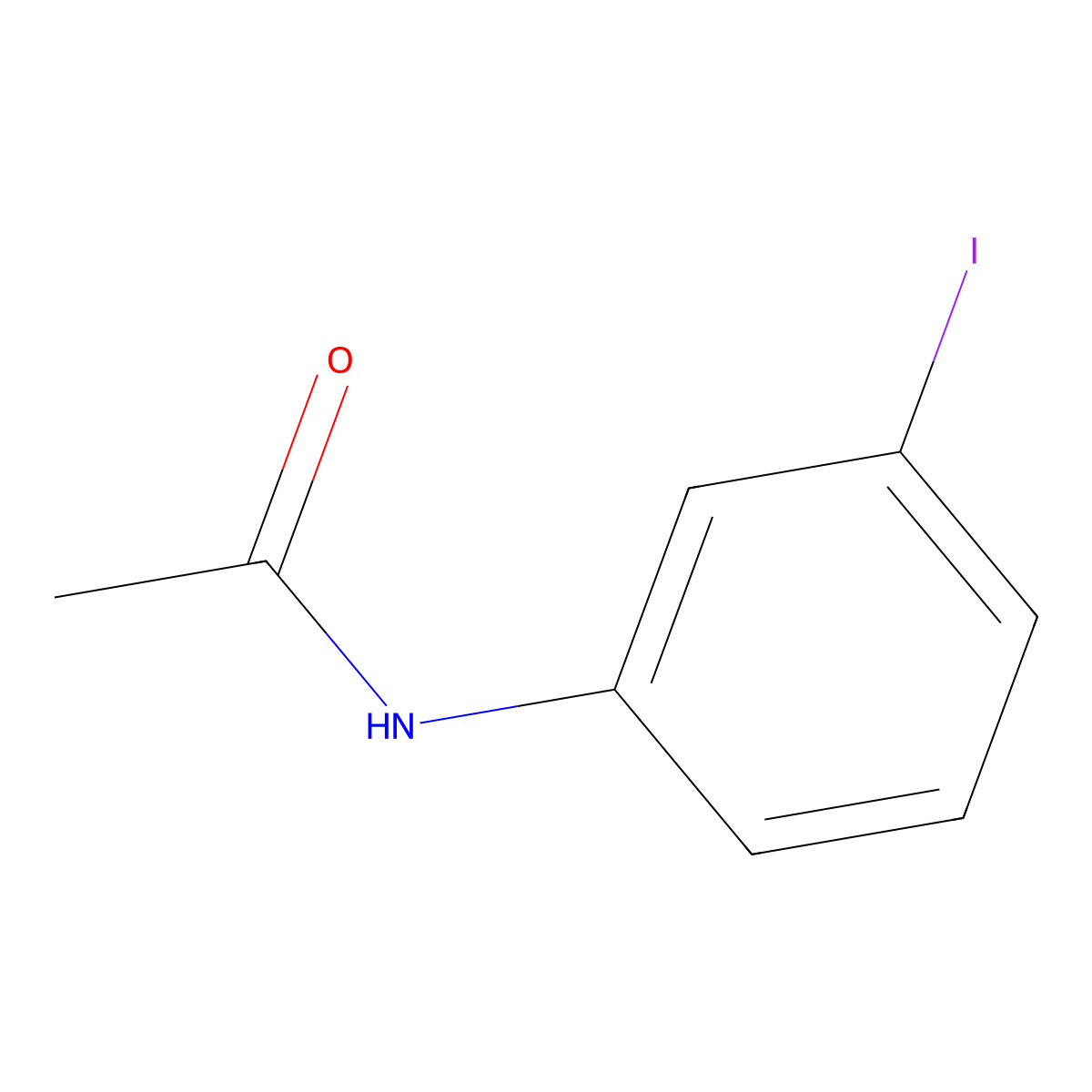 3'-Iodoacetanilide molecular structure, CAS 19230-45-6