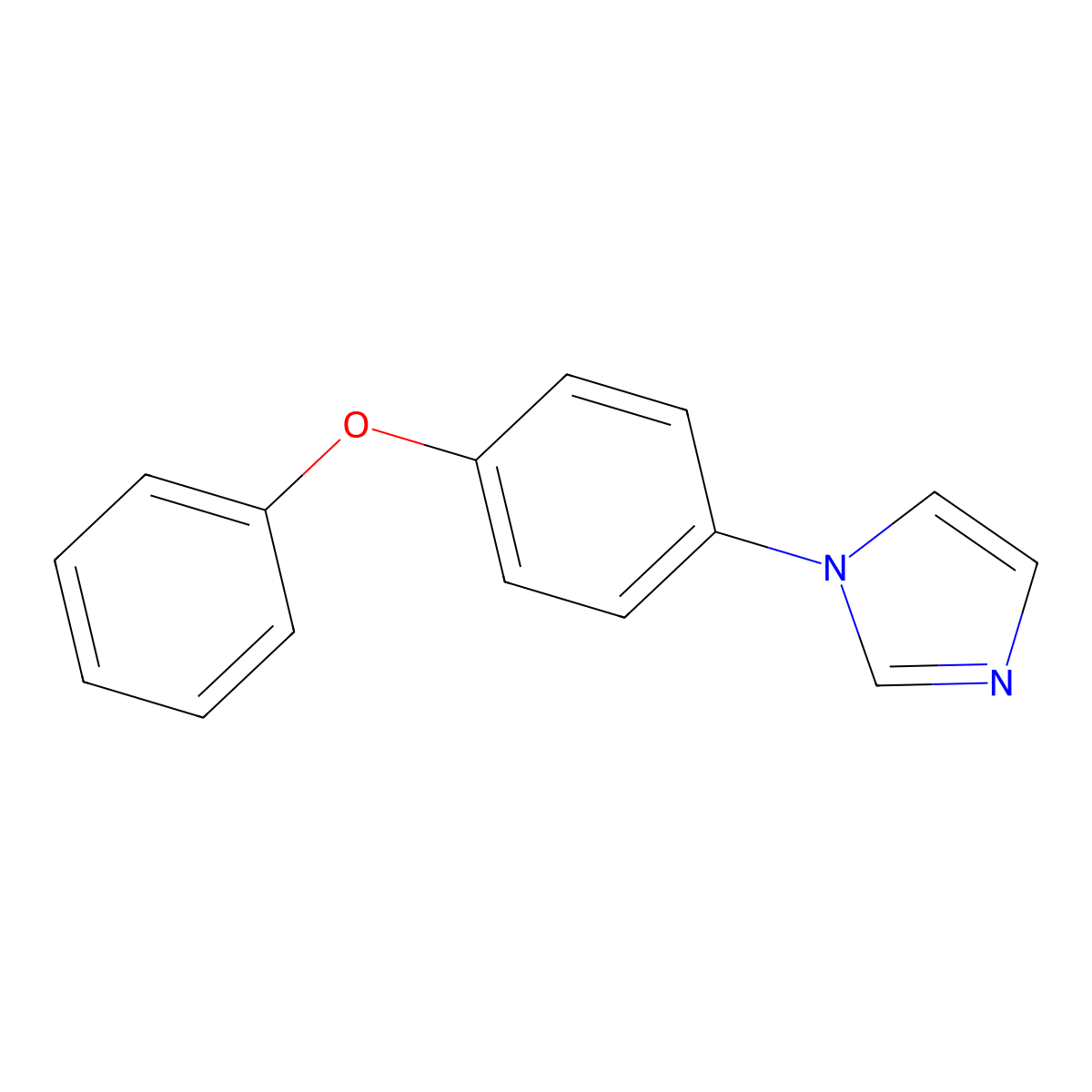 1-(4-Phenoxyphenyl)-1H-imidazole molecular structure, CAS 192330-66-8