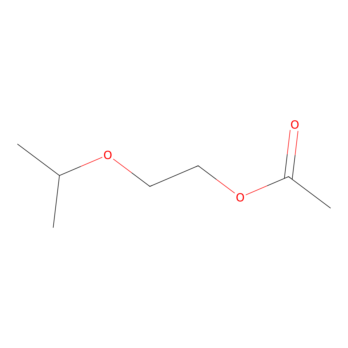 Ethanol, 2-(1-methylethoxy)-, 1-acetate molecular structure, CAS 19234-20-9
