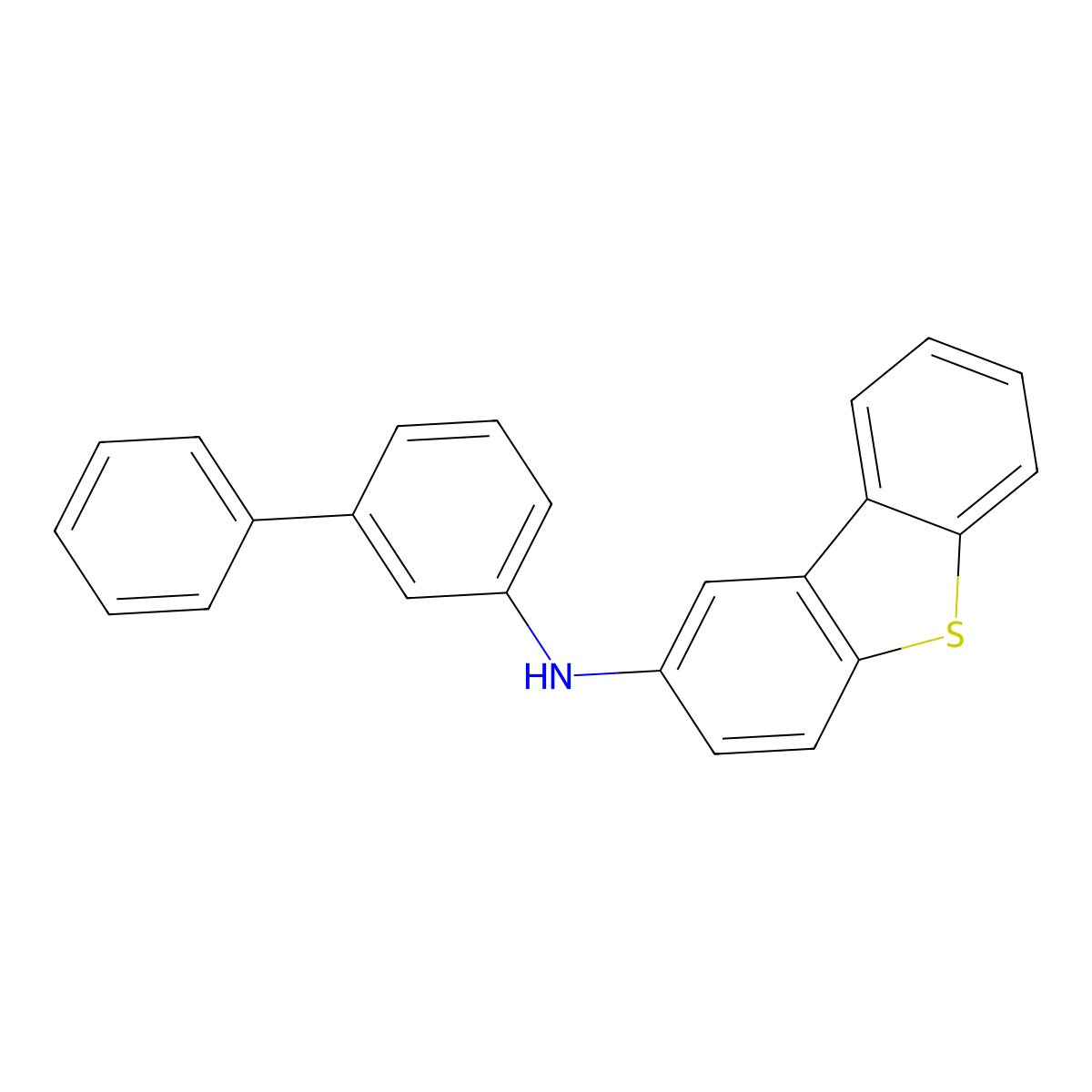 N-([1,1'-Biphenyl]-3-yl)dibenzo[b,d]thiophen-2-amine molecular structure, CAS 1923735-64-1