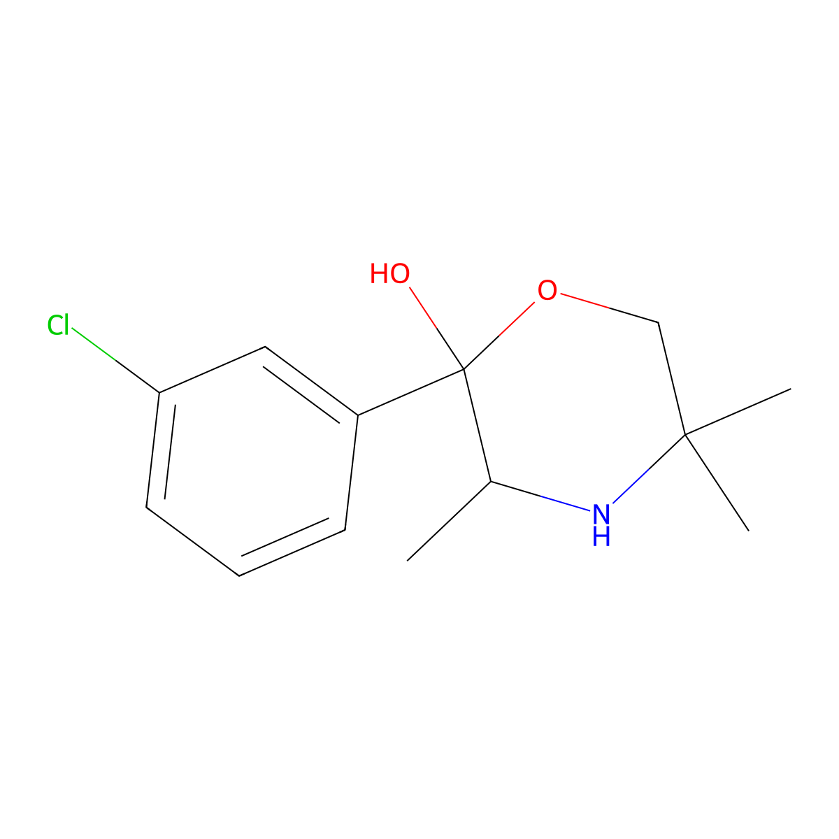 Radafaxine molecular structure, CAS 192374-14-4
