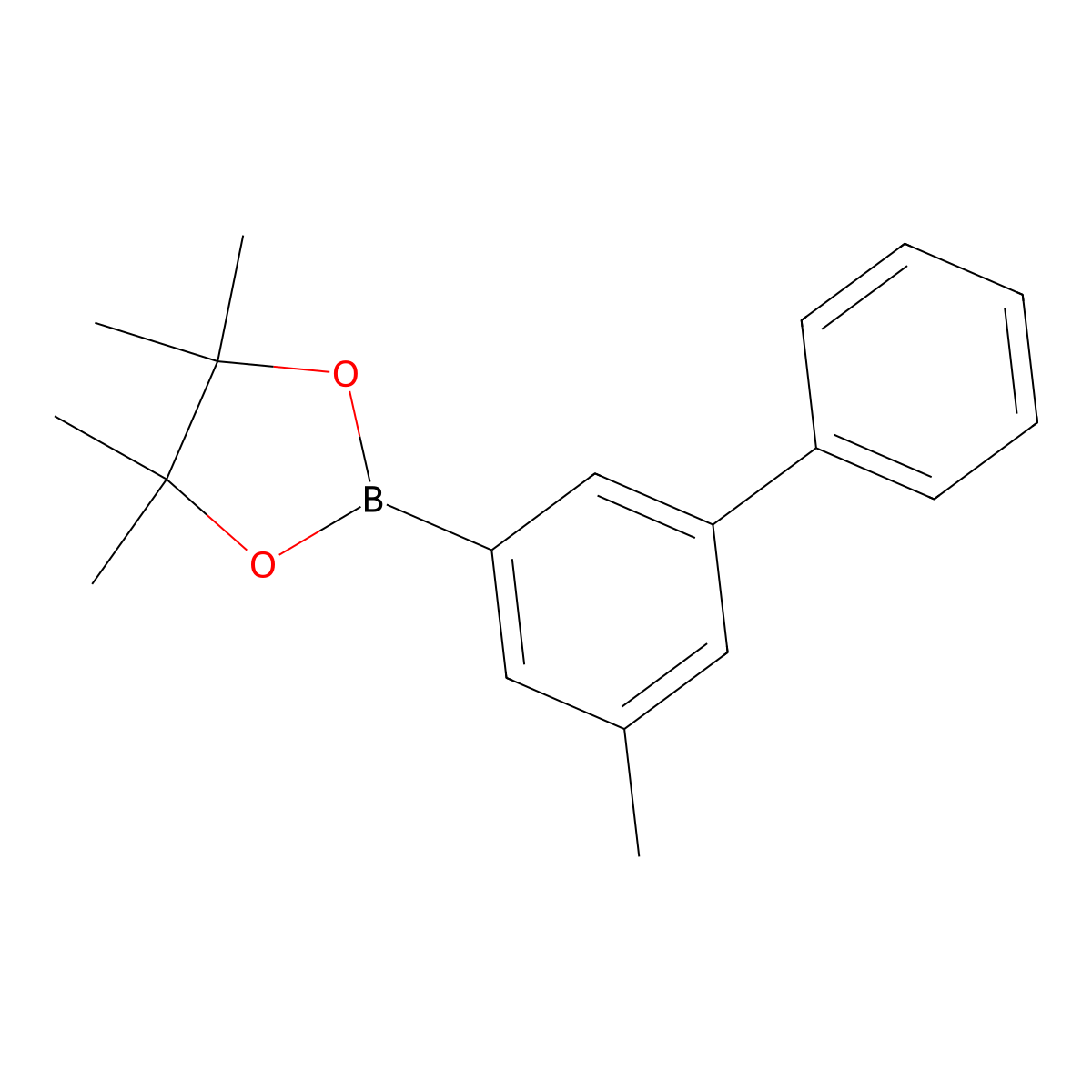 4,4,5,5-Tetramethyl-2-{5-methyl-[1,1'-biphenyl]-3-yl}-1,3,2-dioxaborolane molecular structure, CAS 1923743-78-5