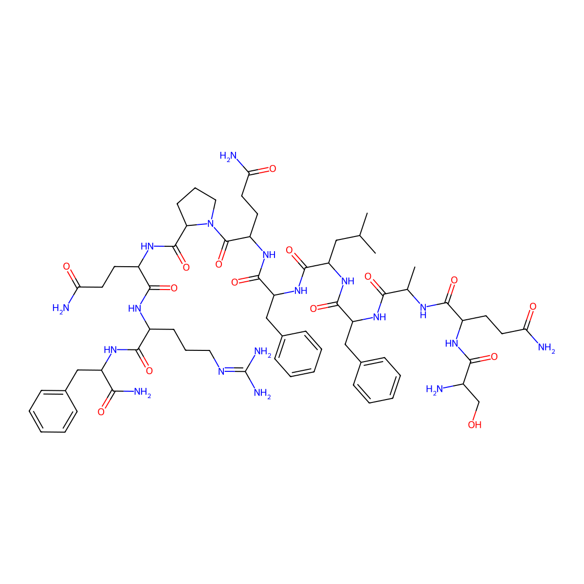 Neuropeptide SF (human) molecular structure, CAS 192387-39-6