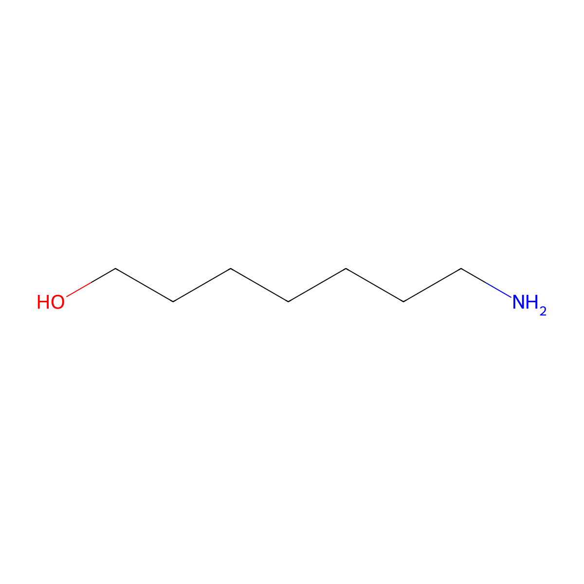 7-Aminoheptan-1-ol molecular structure, CAS 19243-04-0