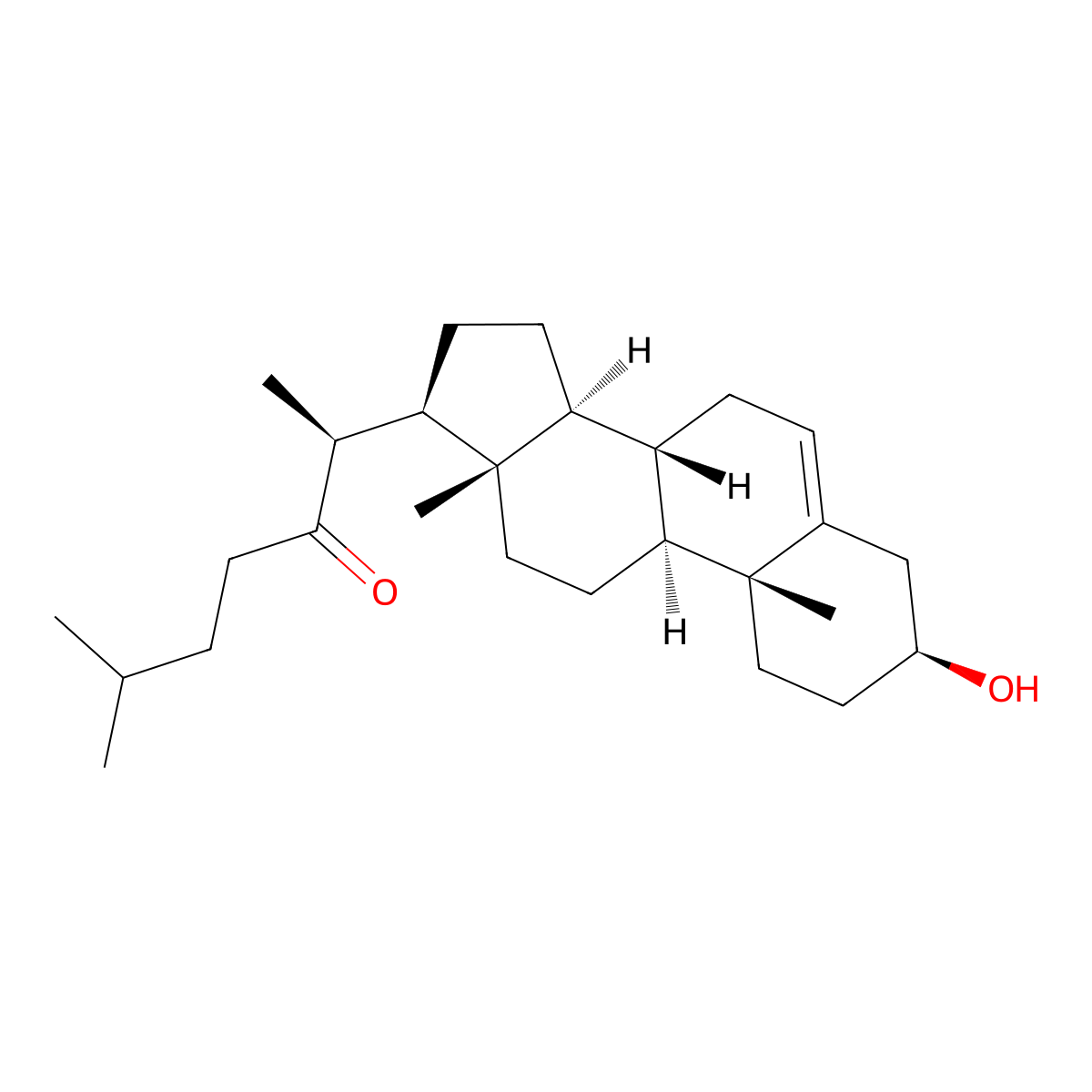 22-Ketocholesterol molecular structure, CAS 19243-30-2