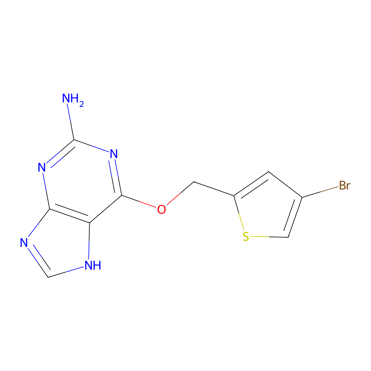 Lomeguatrib molecular structure, CAS 192441-08-0