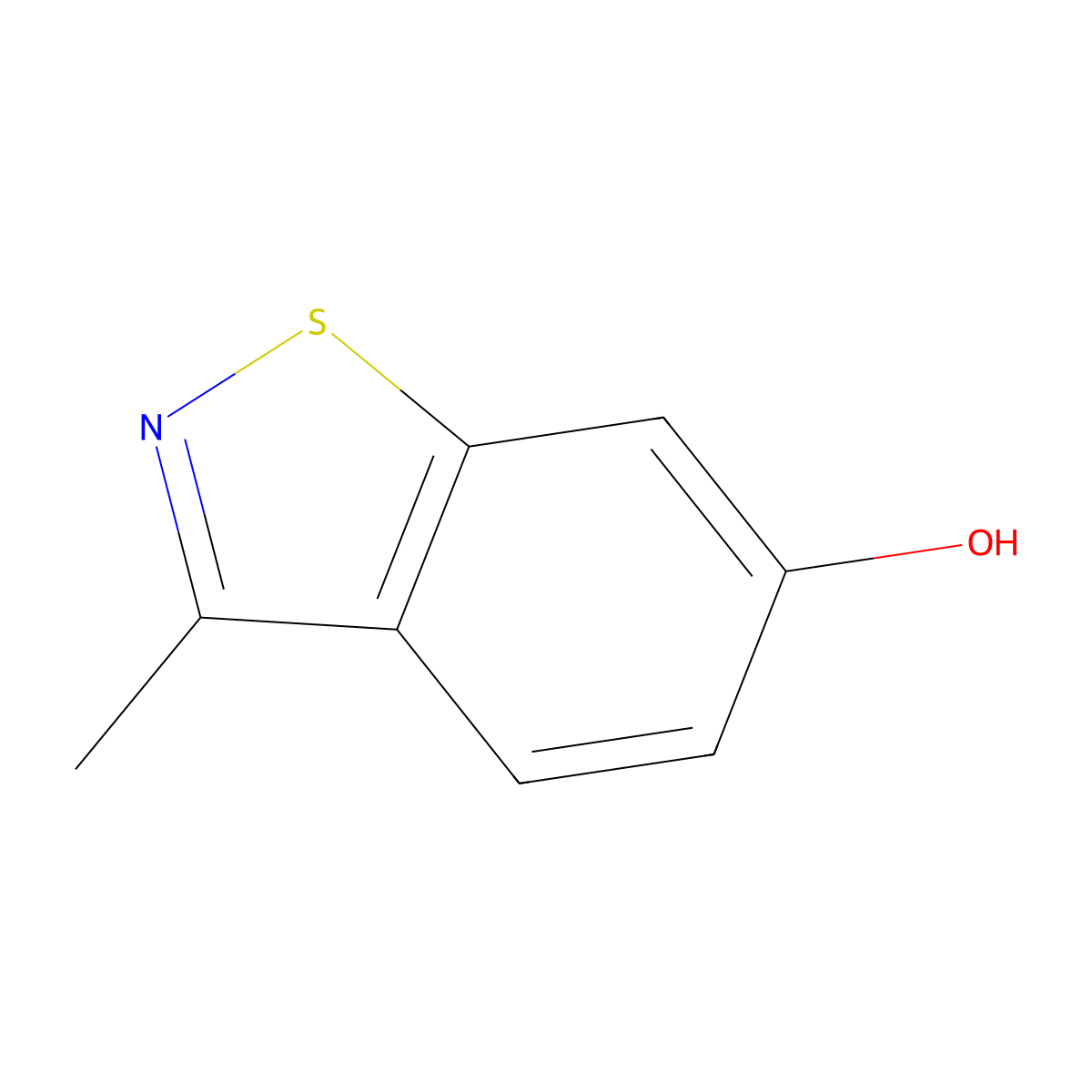 3-Methylbenzo[d]isothiazol-6-ol molecular structure, CAS 192443-26-8