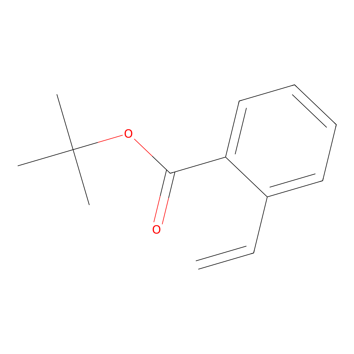 t-Boc styrene molecular structure, CAS 1924669-14-6