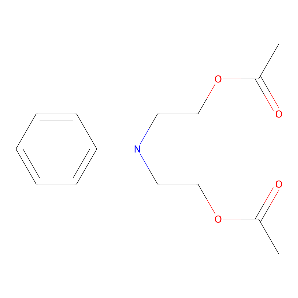 Ethanol, 2,2'-(phenylimino)bis-, 1,1'-diacetate molecular structure, CAS 19249-34-4