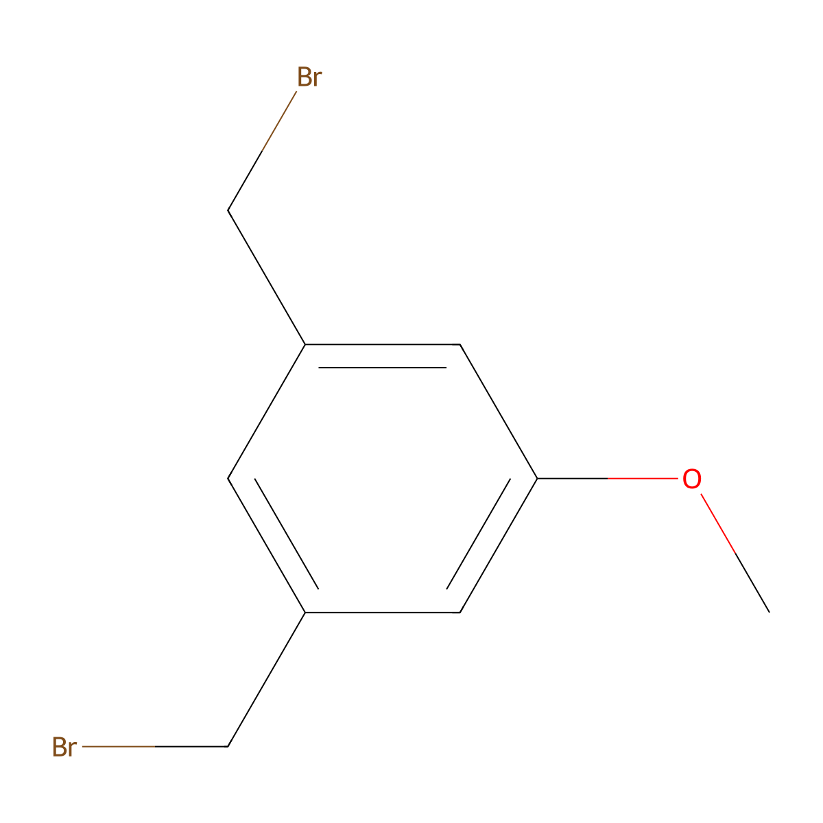1,3-Bis-bromomethyl-5-methoxy-benzene molecular structure, CAS 19254-79-6
