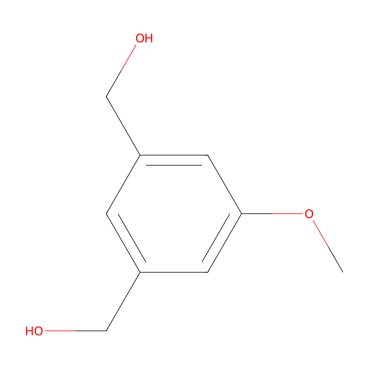 (3-(Hydroxymethyl)-5-methoxyphenyl)methanol molecular structure, CAS 19254-84-3