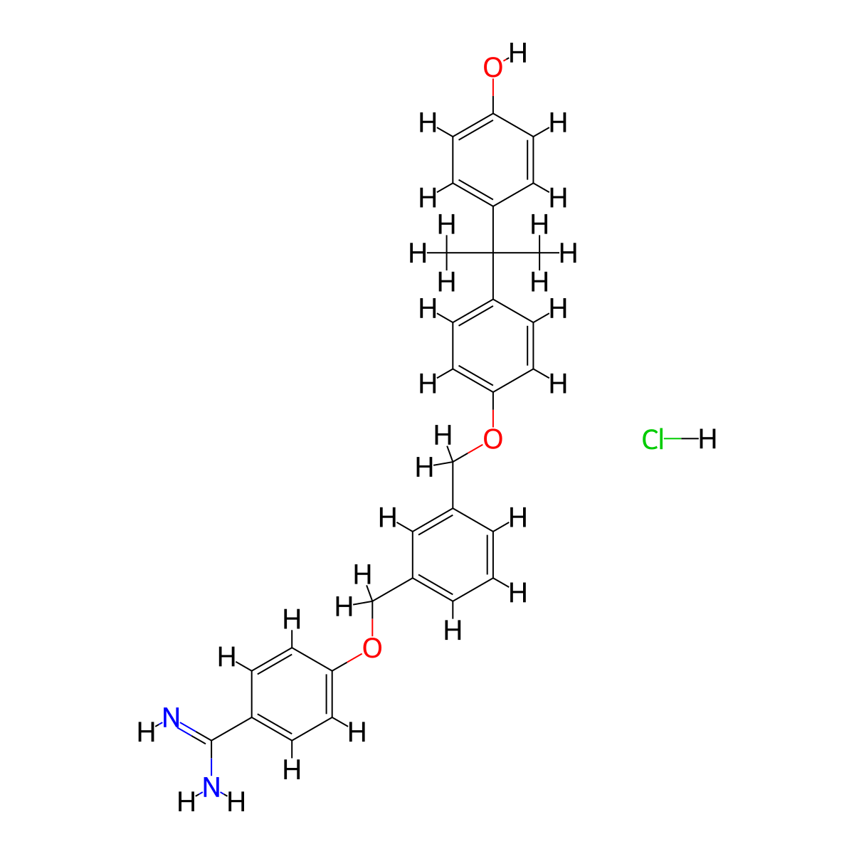 BIIL-260 (hydrochloride) molecular structure, CAS 192581-24-1