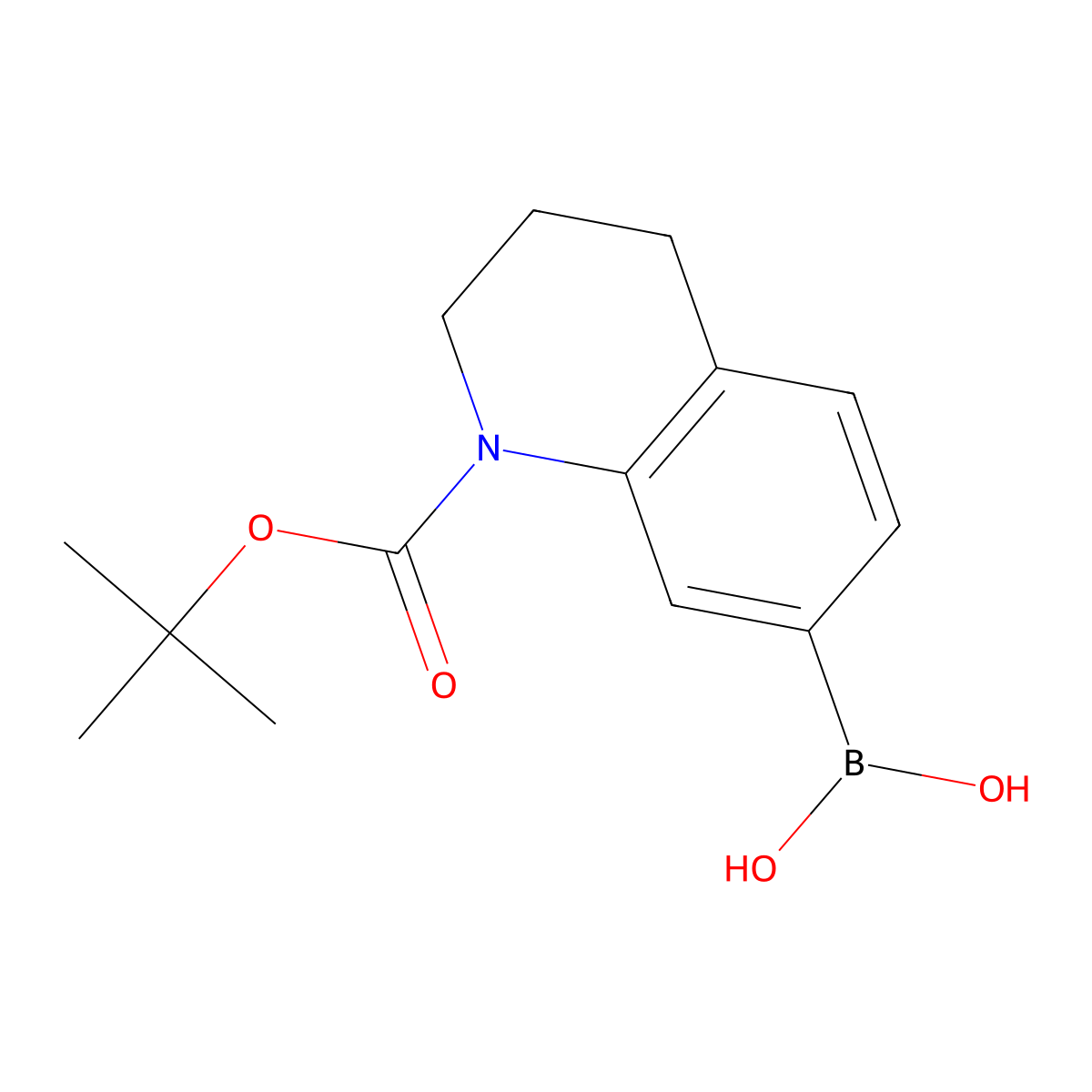 1-BOC-1,2,3,4-Tetrahydroquinoline-7-boronic acid molecular structure, CAS 1926137-46-3
