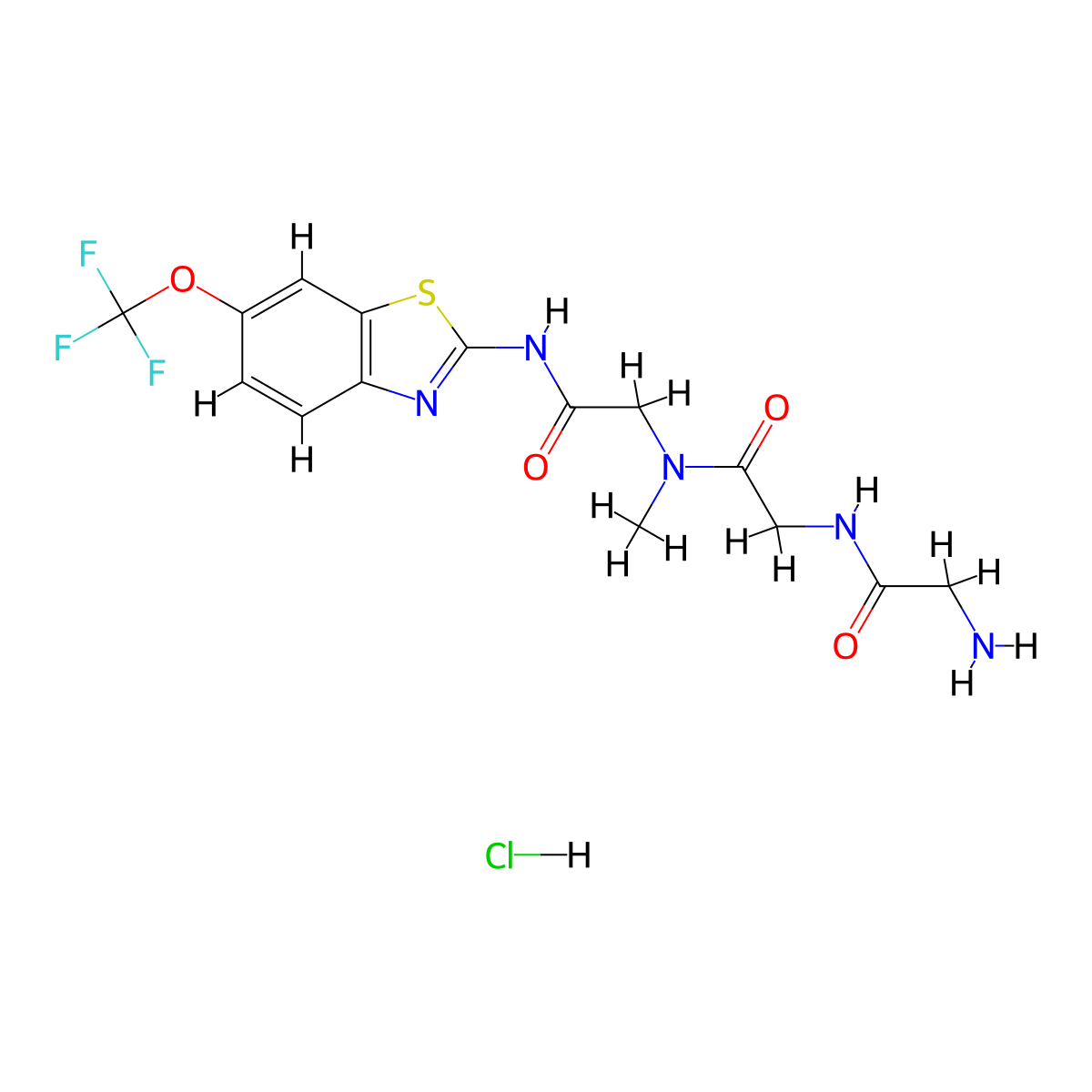 BHV-4157 hydrochloride molecular structure, CAS 1926204-76-3