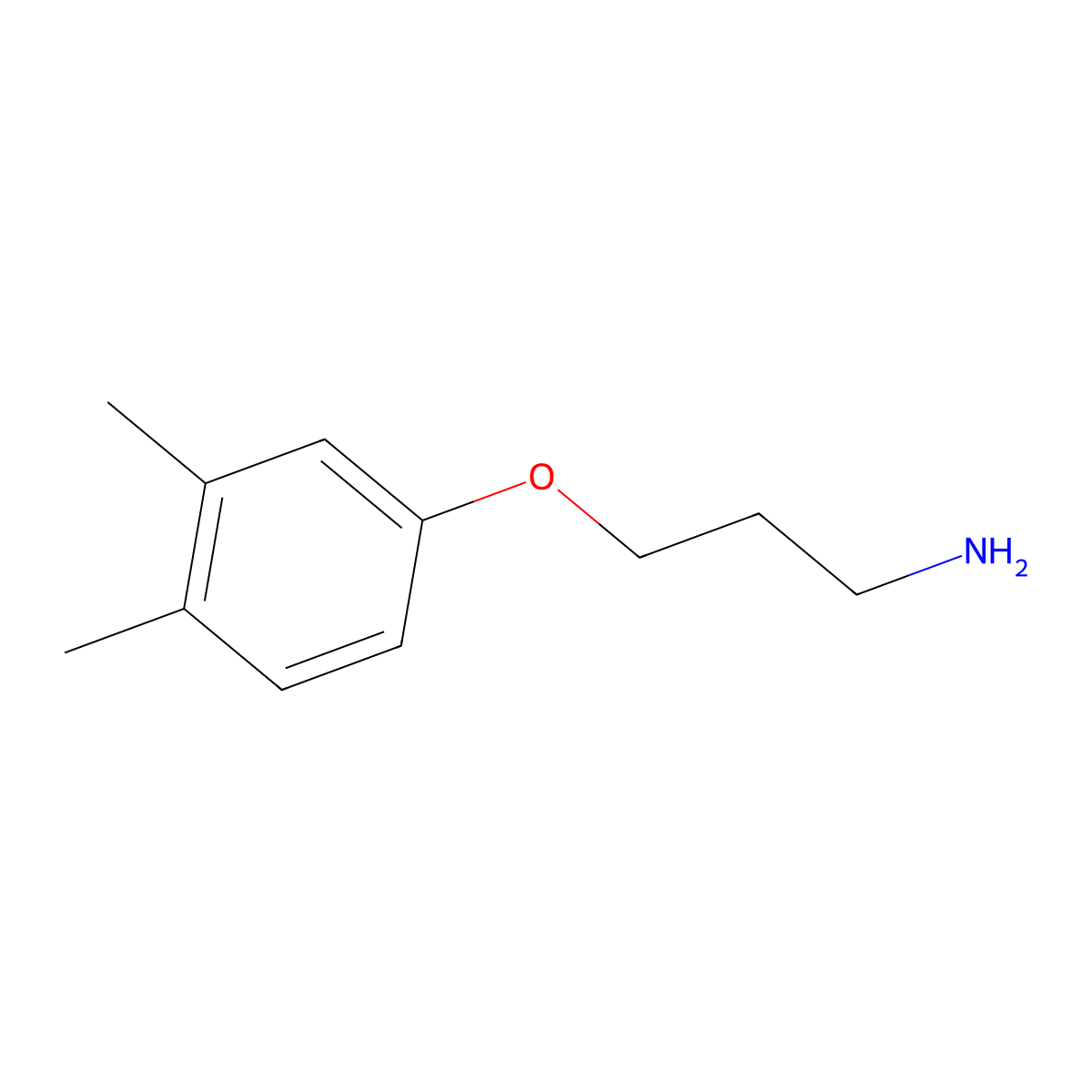 3-(3,4-Dimethylphenoxy)propan-1-amine molecular structure, CAS 192634-79-0