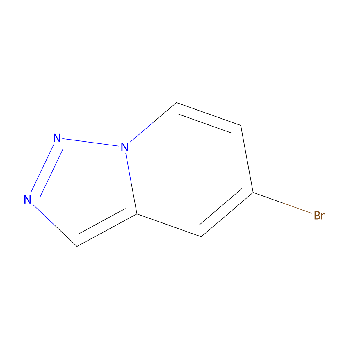5-Bromo-[1,2,3]triazolo[1,5-a]pyridine molecular structure, CAS 192642-77-6