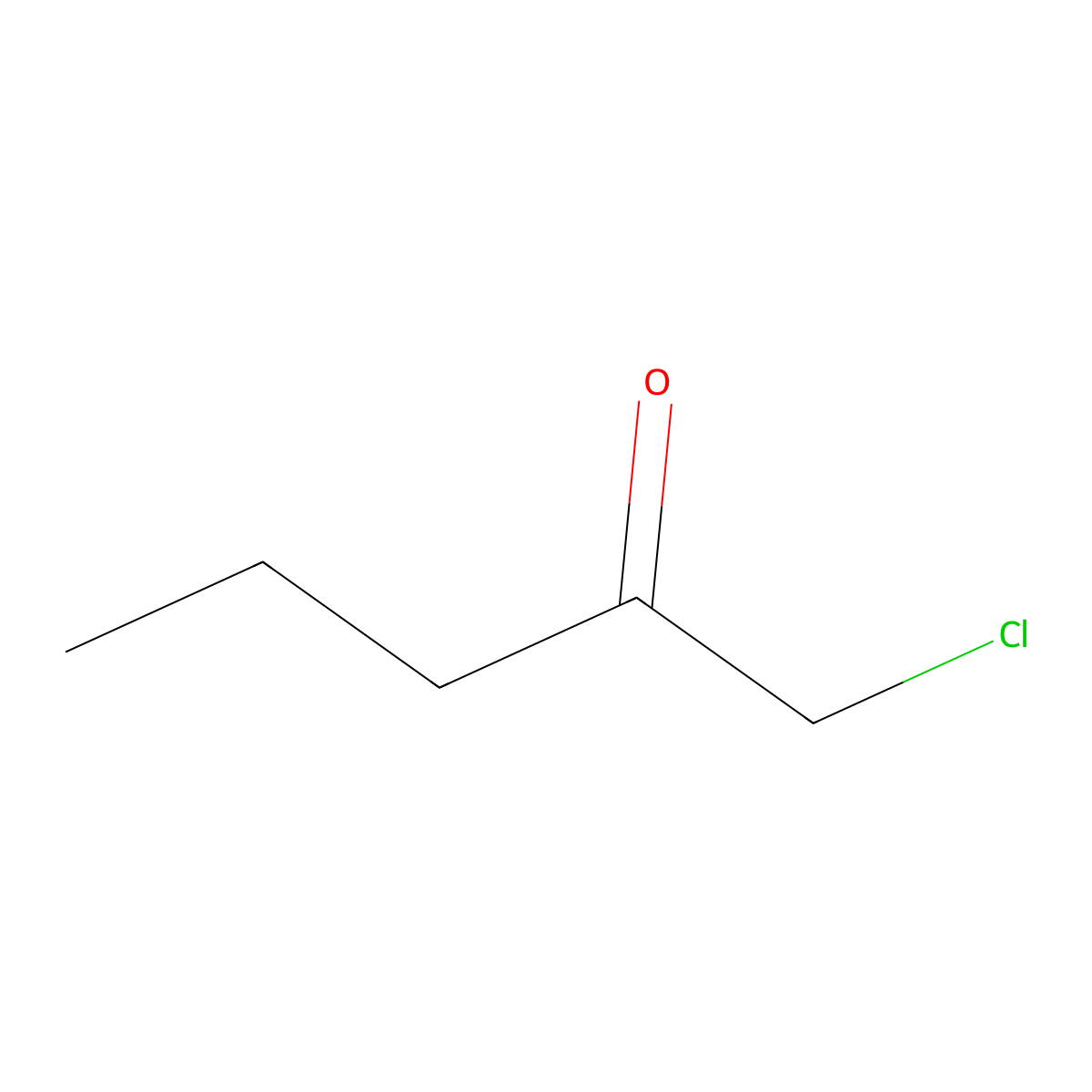 1-Chloropentan-2-one molecular structure, CAS 19265-24-8