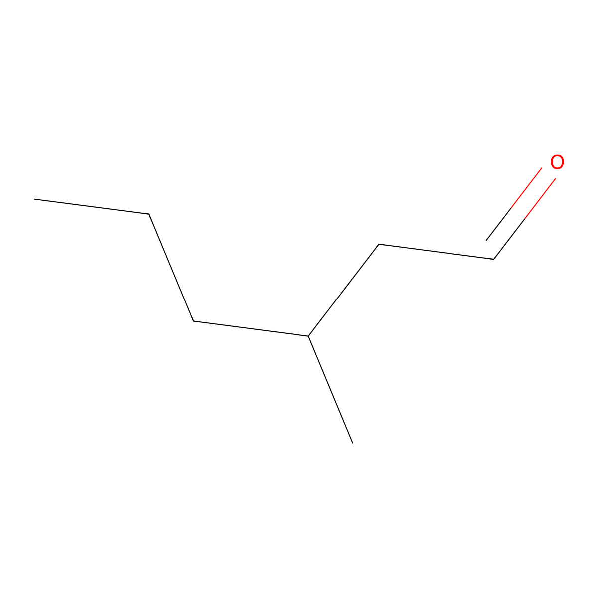 3-Methylhexanal molecular structure, CAS 19269-28-4