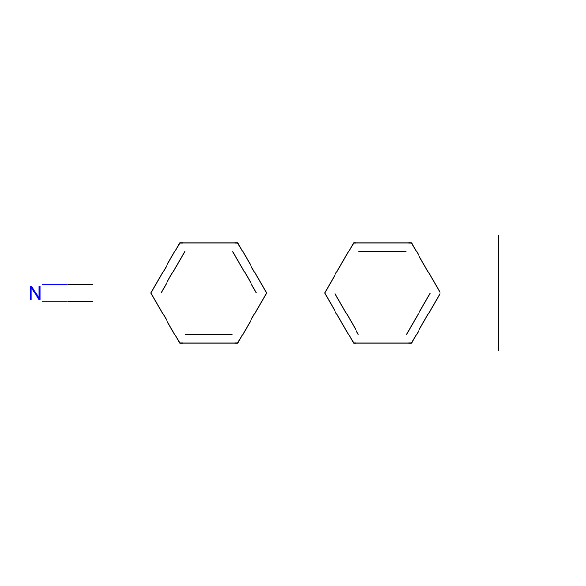 4-(4-tert-Butylphenyl)benzonitrile molecular structure, CAS 192699-51-7