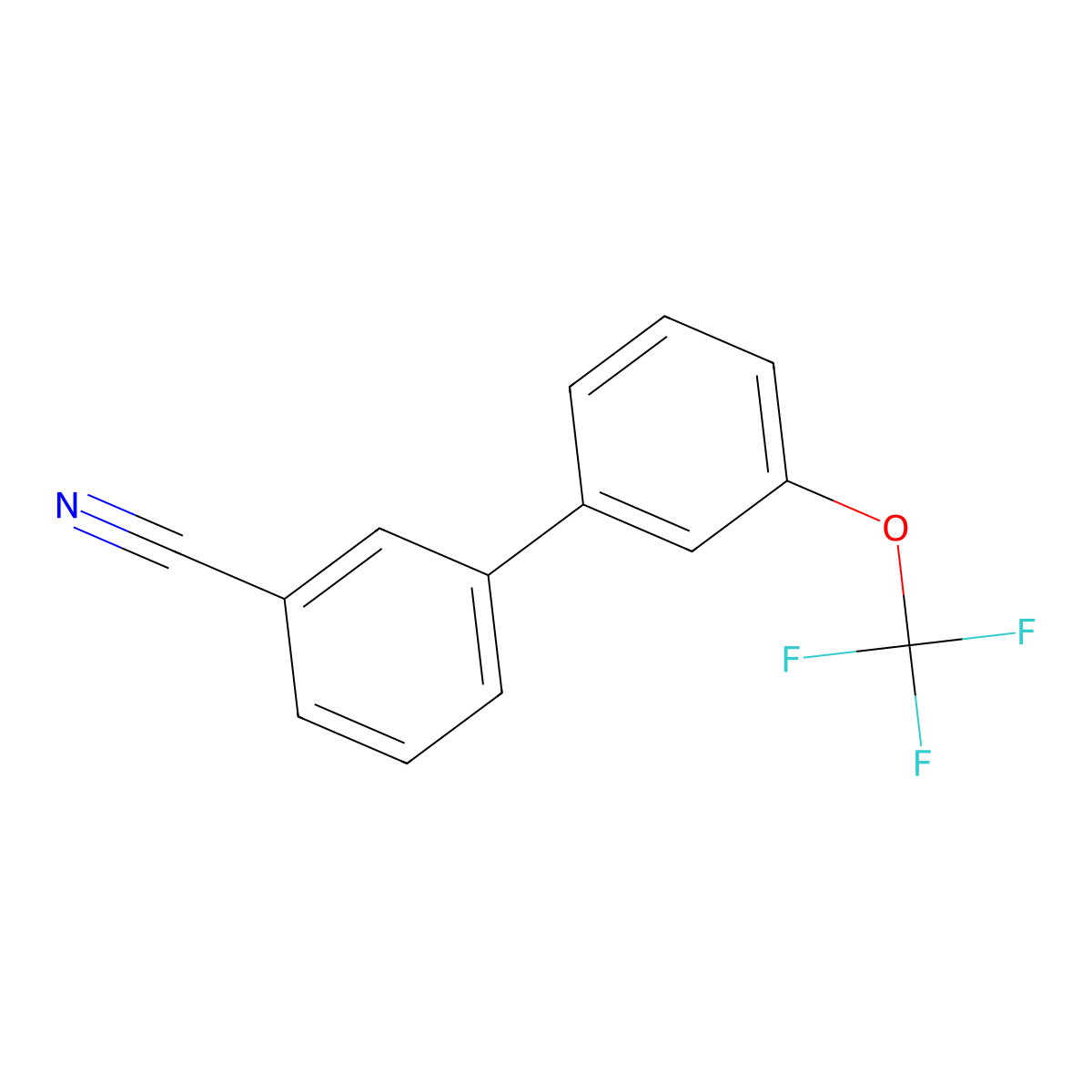 3'-(Trifluoromethoxy)-[1,1'-biphenyl]-3-carbonitrile molecular structure, CAS 192699-65-3
