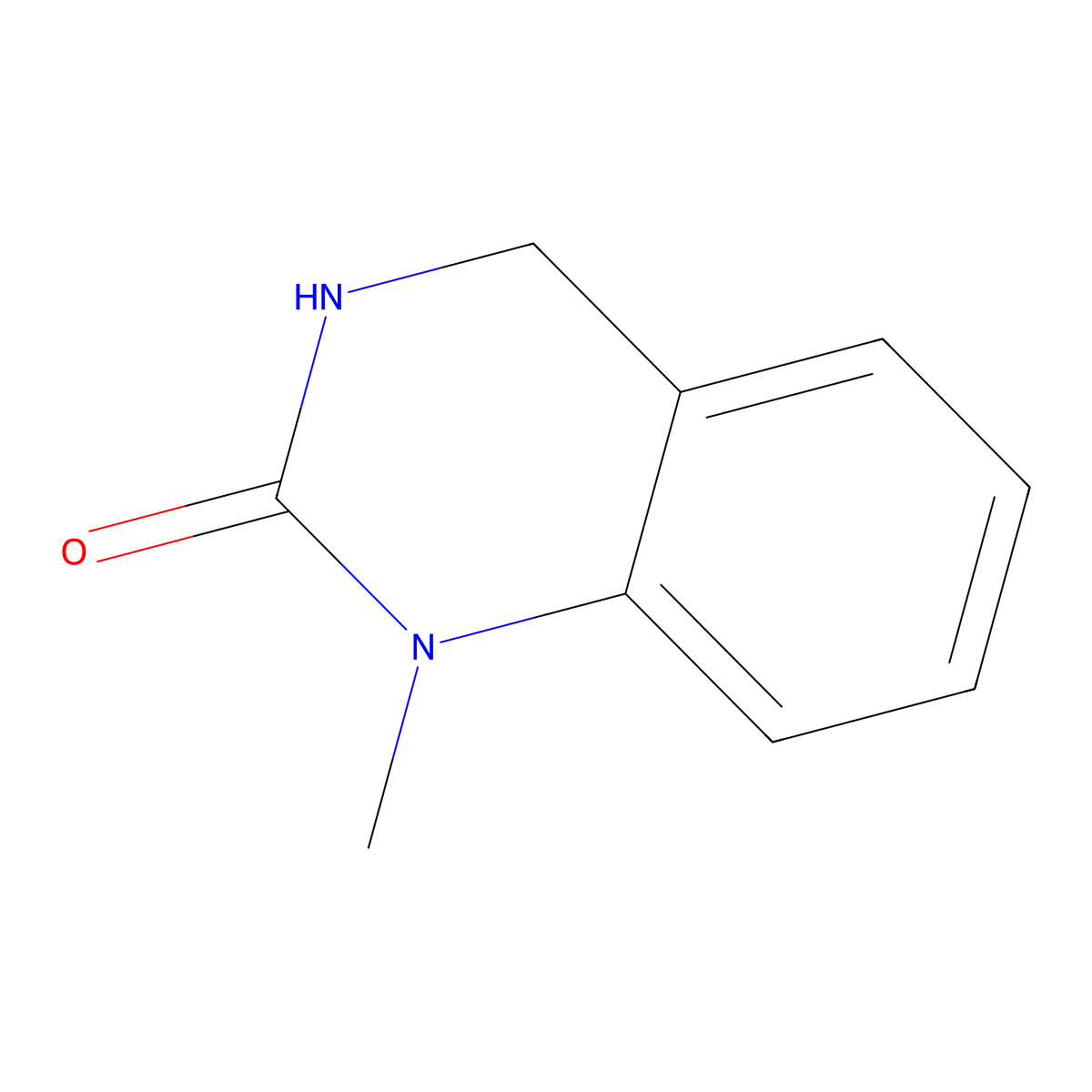 1-Methyl-1,2,3,4-tetrahydroquinazolin-2-one molecular structure, CAS 19270-60-1