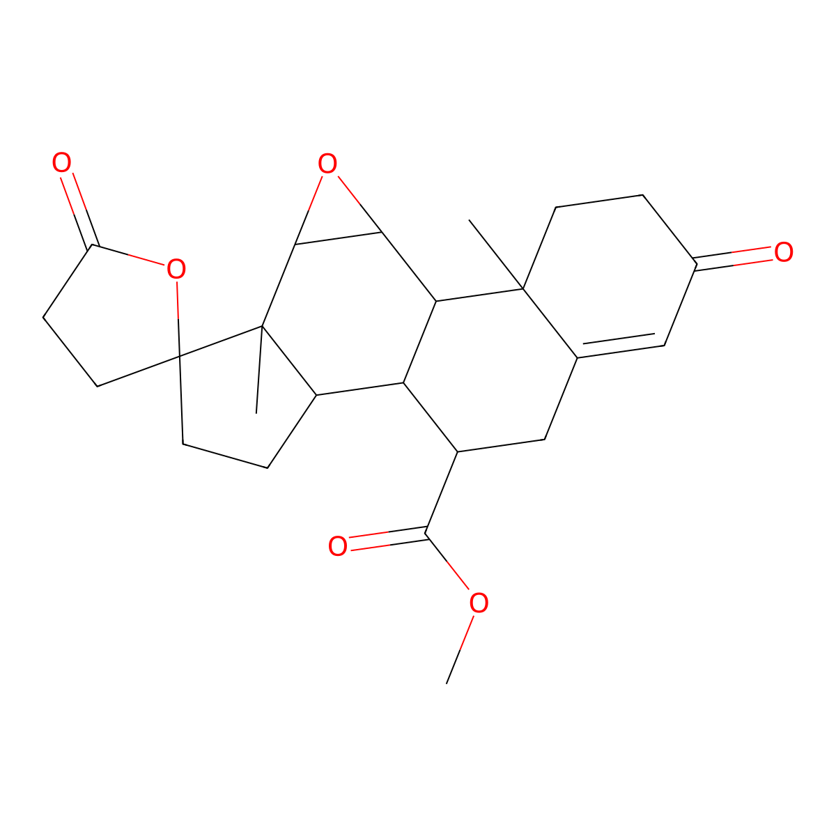Eplerenone EP Impurity B molecular structure, CAS 192704-82-8