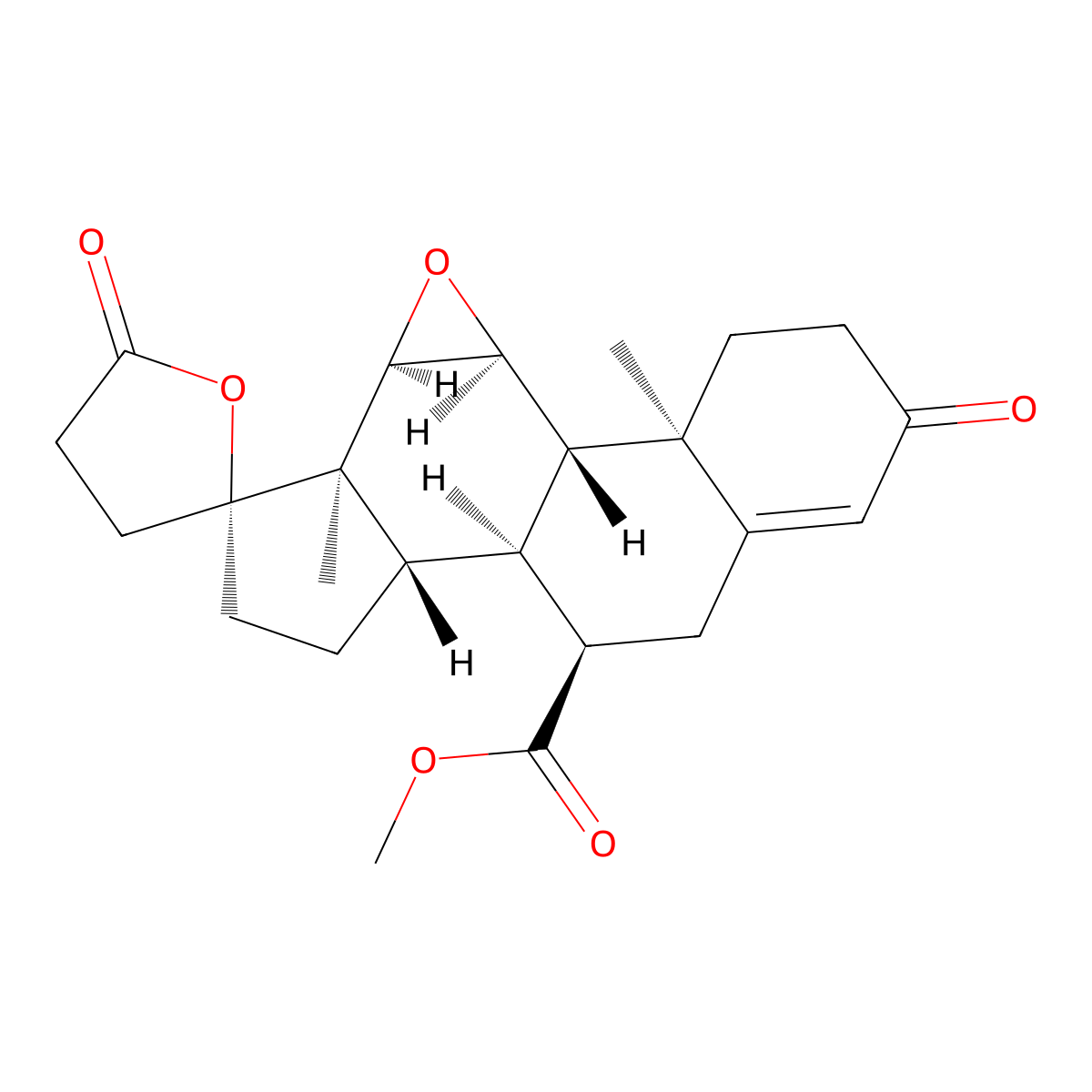 Eplerenone EP Impurity B molecular structure, CAS 192704-82-8