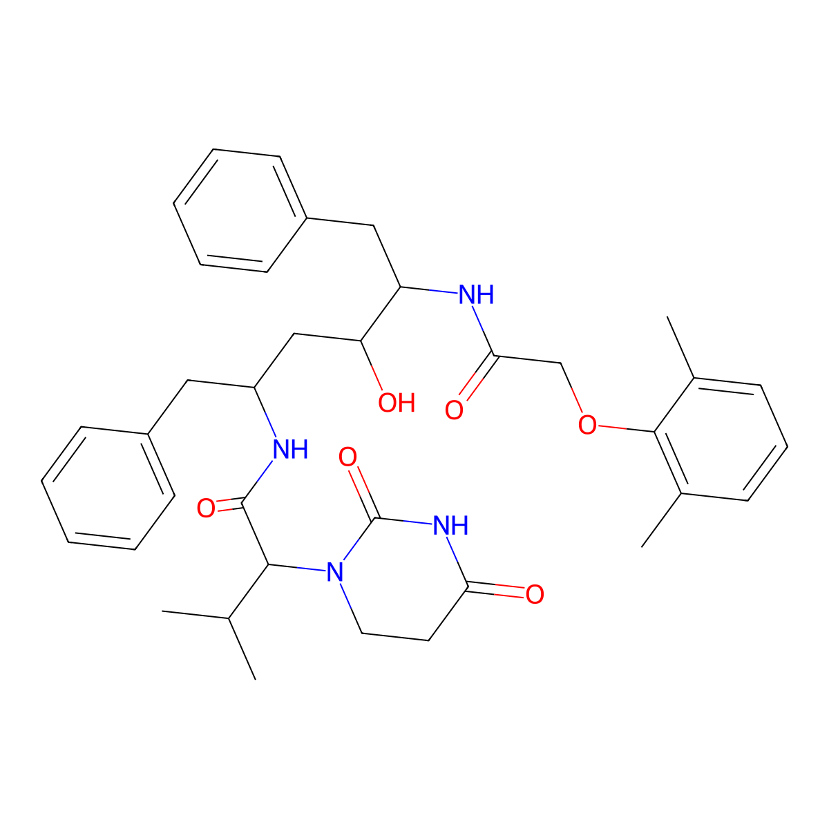 Lopinavir Metabolite M-1 molecular structure, CAS 192725-39-6