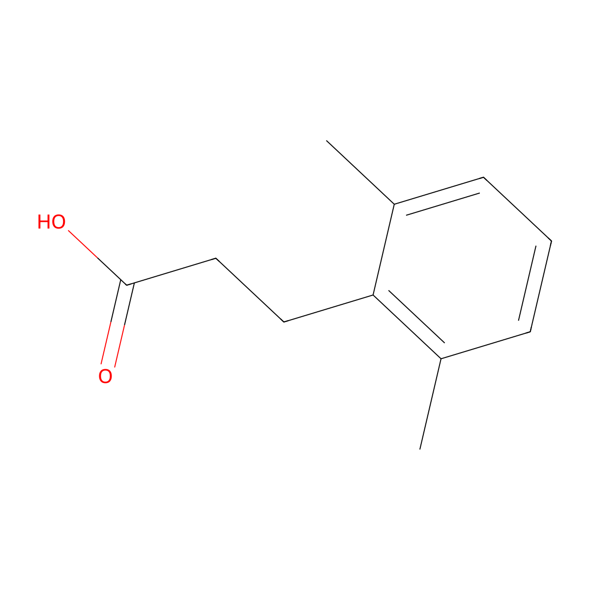 3-(2,6-dimethylphenyl)propanoic Acid molecular structure, CAS 192725-73-8