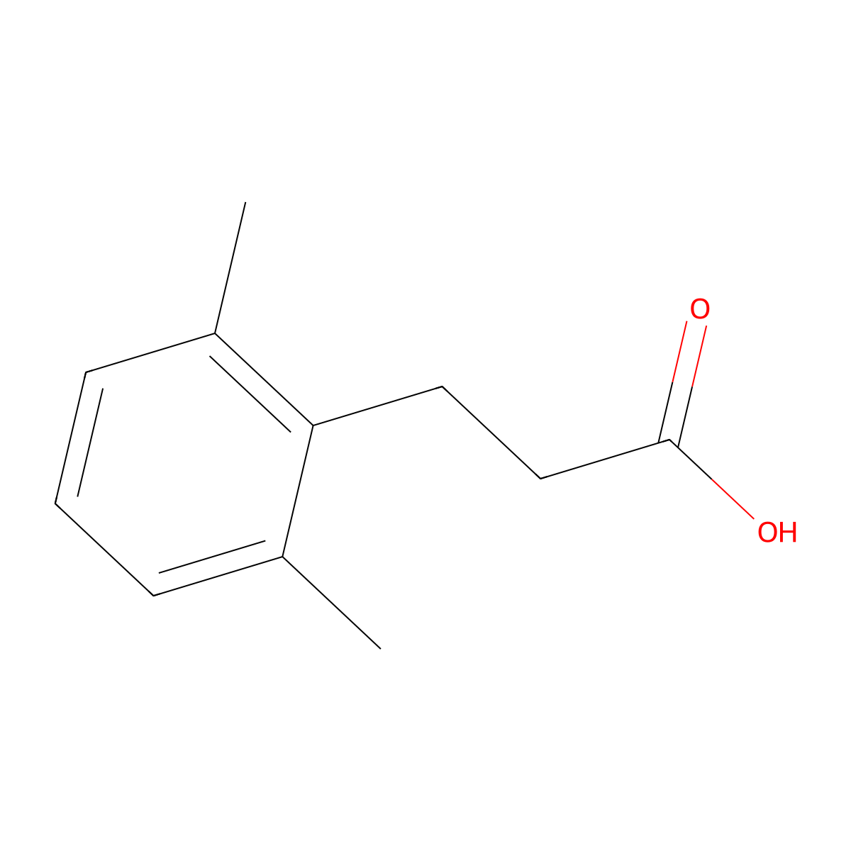3-(2,6-dimethylphenyl)propanoic Acid molecular structure, CAS 192725-73-8