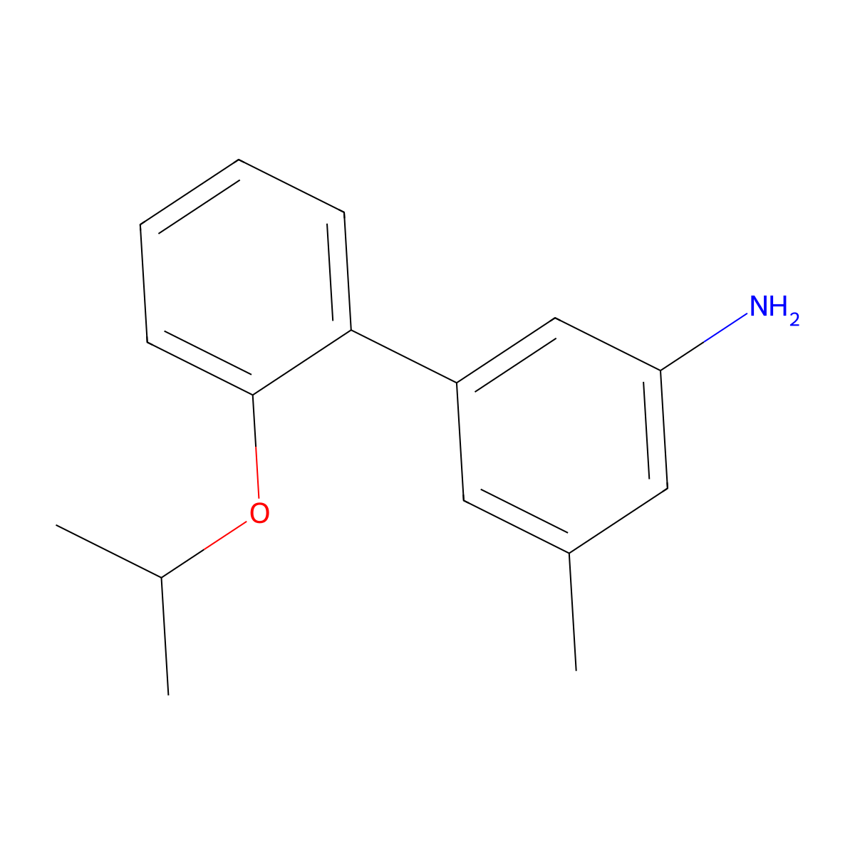 2'-Isopropoxy-5-methyl-[1,1'-biphenyl]-3-amine molecular structure, CAS 1927413-46-4
