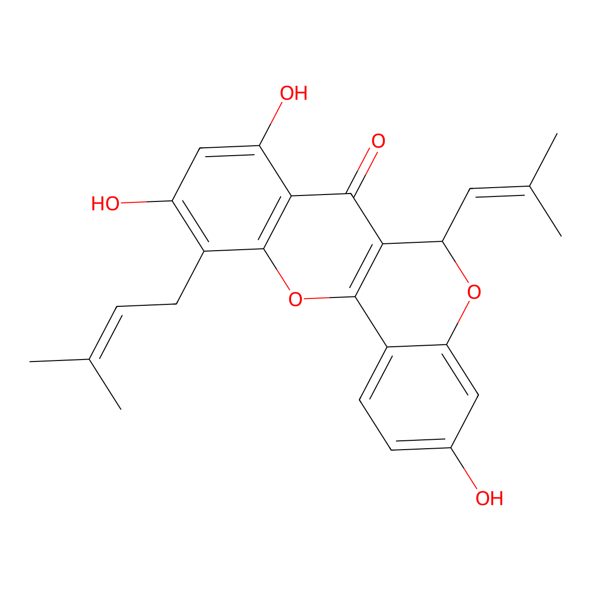Cyclomulberrin molecular structure, CAS 19275-51-5