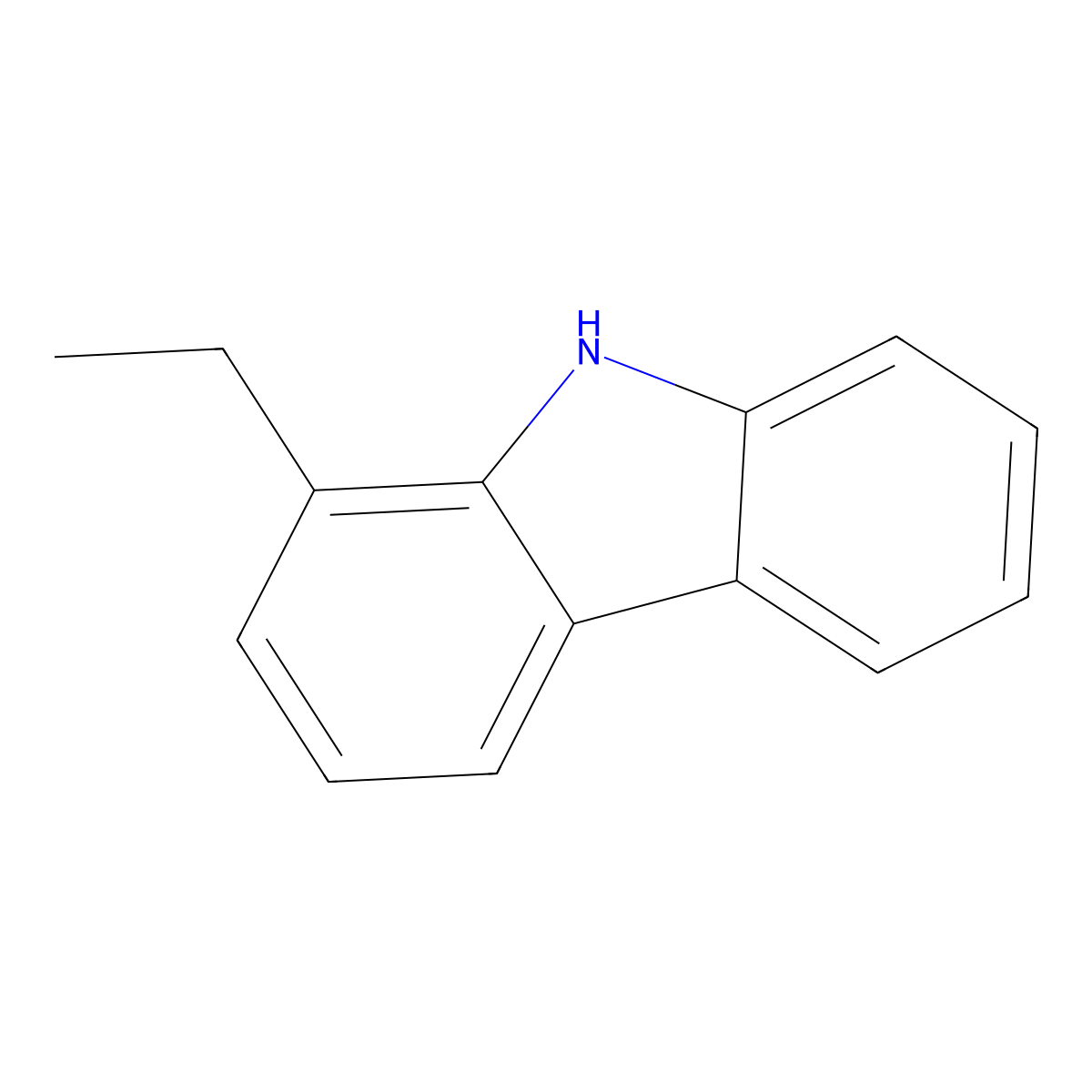 1-Ethyl-9H-carbazole molecular structure, CAS 19275-57-1
