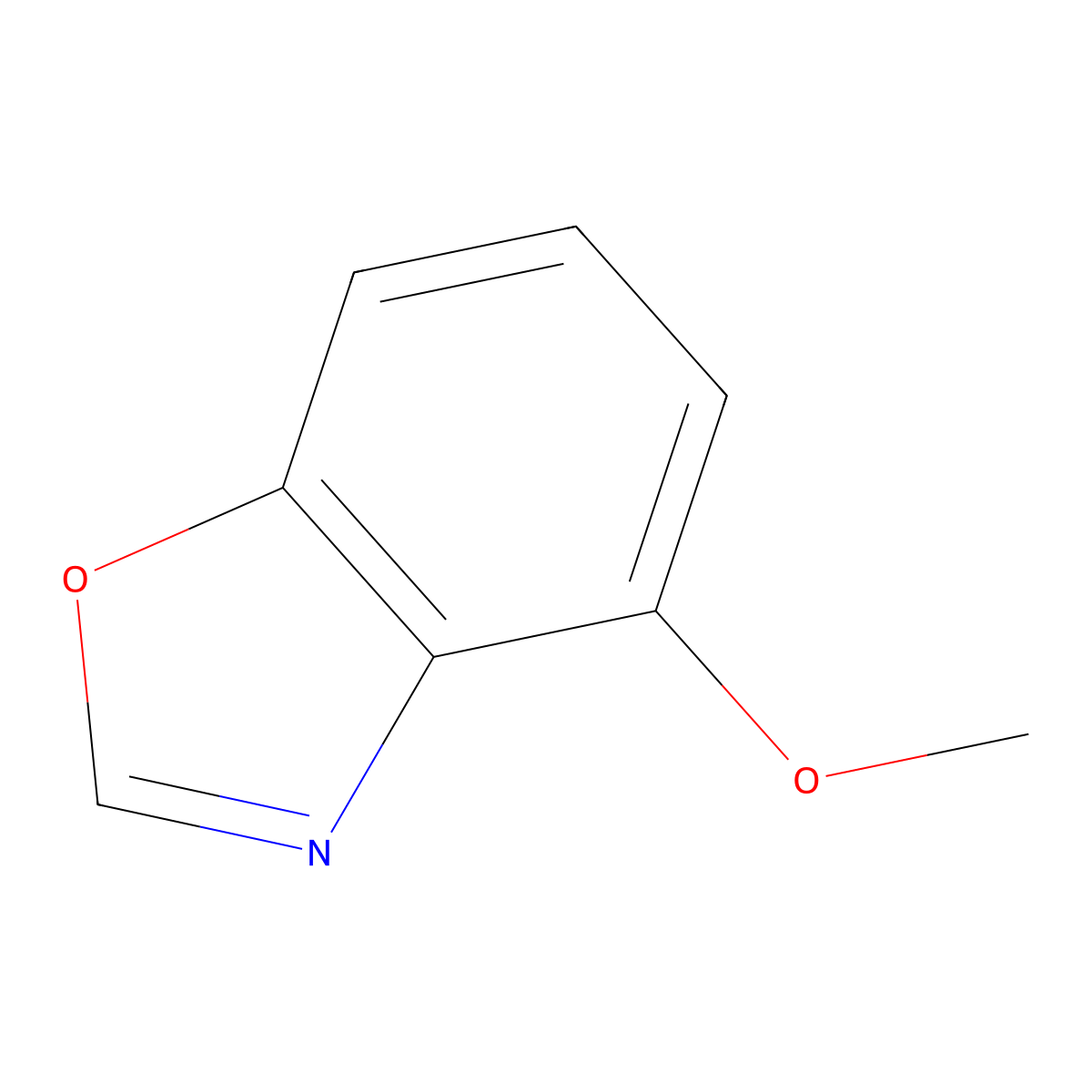 4-Methoxybenzo(d)oxazole molecular structure, CAS 192753-32-5