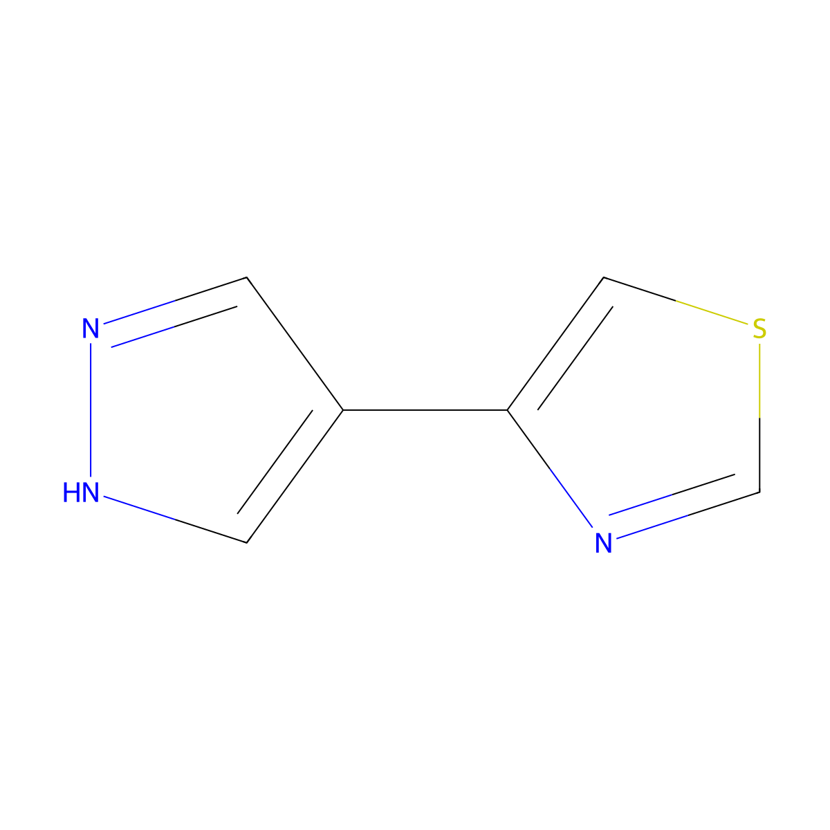 4-(1h-Pyrazol-4-yl)-1,3-thiazole molecular structure, CAS 1927873-92-4