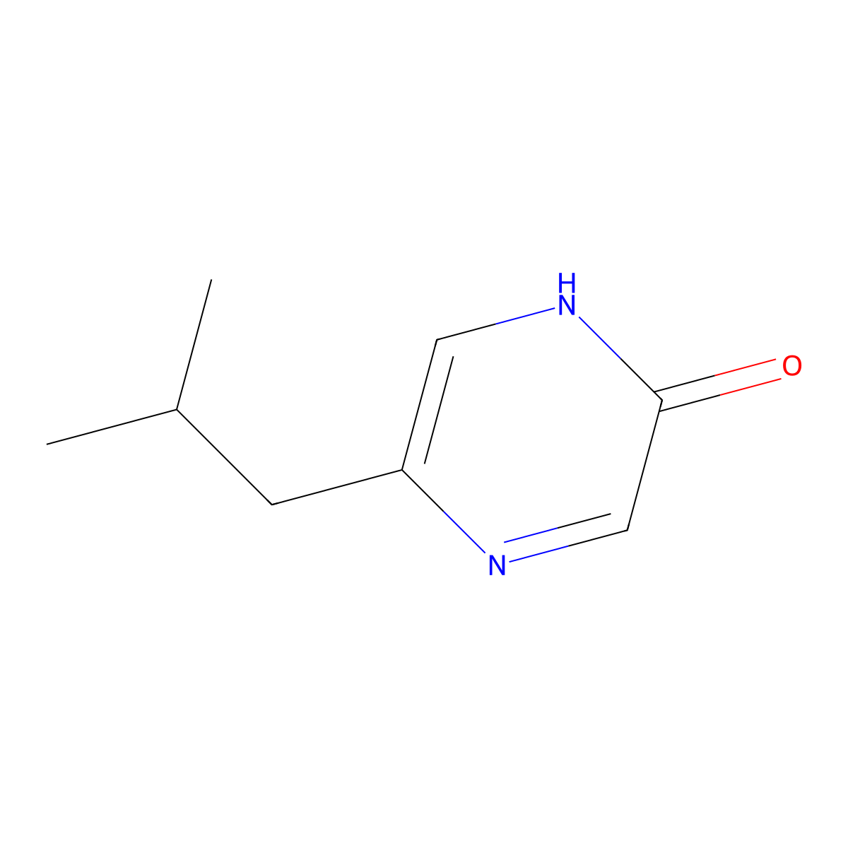 5-Isobutylpyrazin-2(1H)-one molecular structure, CAS 1927883-37-1