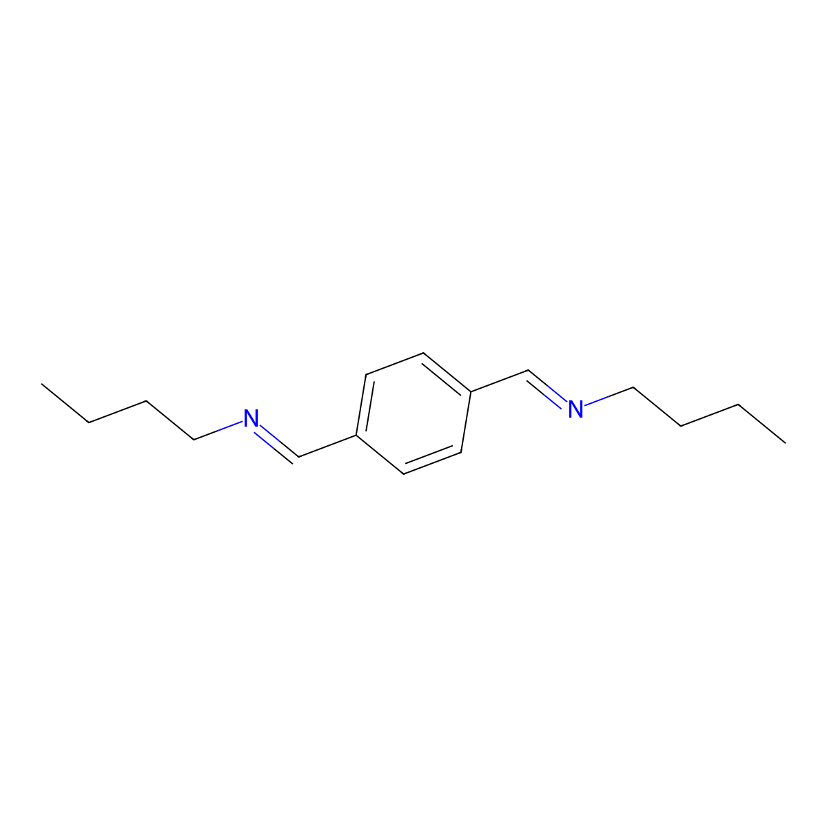 (E)-Butyl({4-[(1E)-(butylimino)methyl]phenyl}methylidene)amine molecular structure, CAS 1927912-24-0