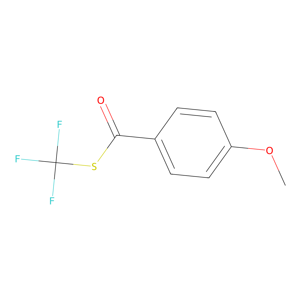 S-(Trifluoromethyl) 4-methoxybenzothioate molecular structure, CAS 1927969-11-6
