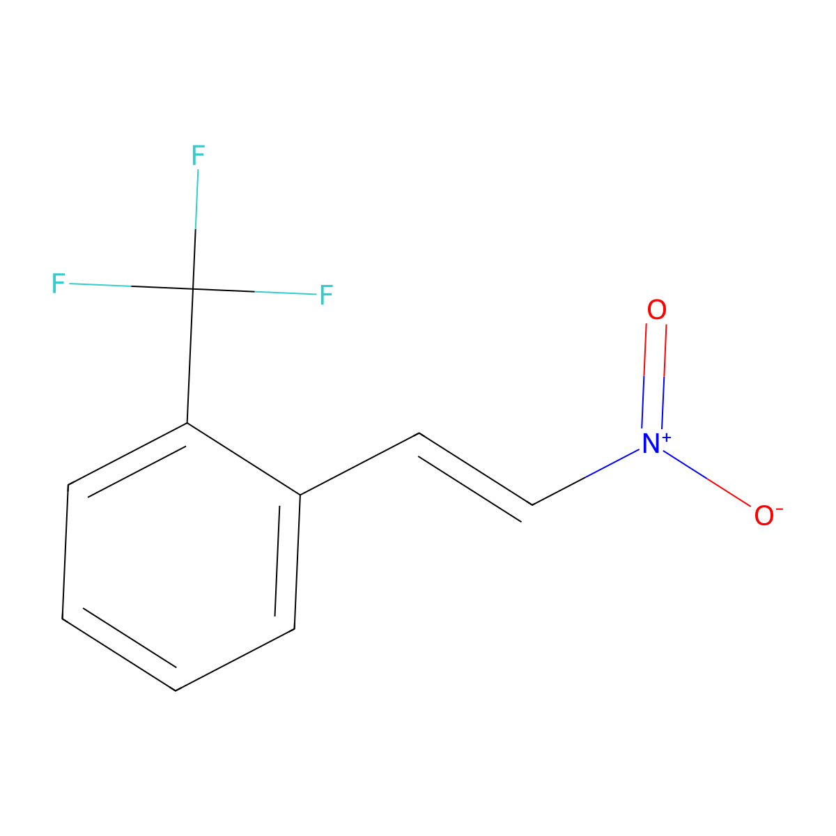 1-((E)-2-nitroethenyl)-2-(trifluoromethyl)benzene molecular structure, CAS 192818-73-8