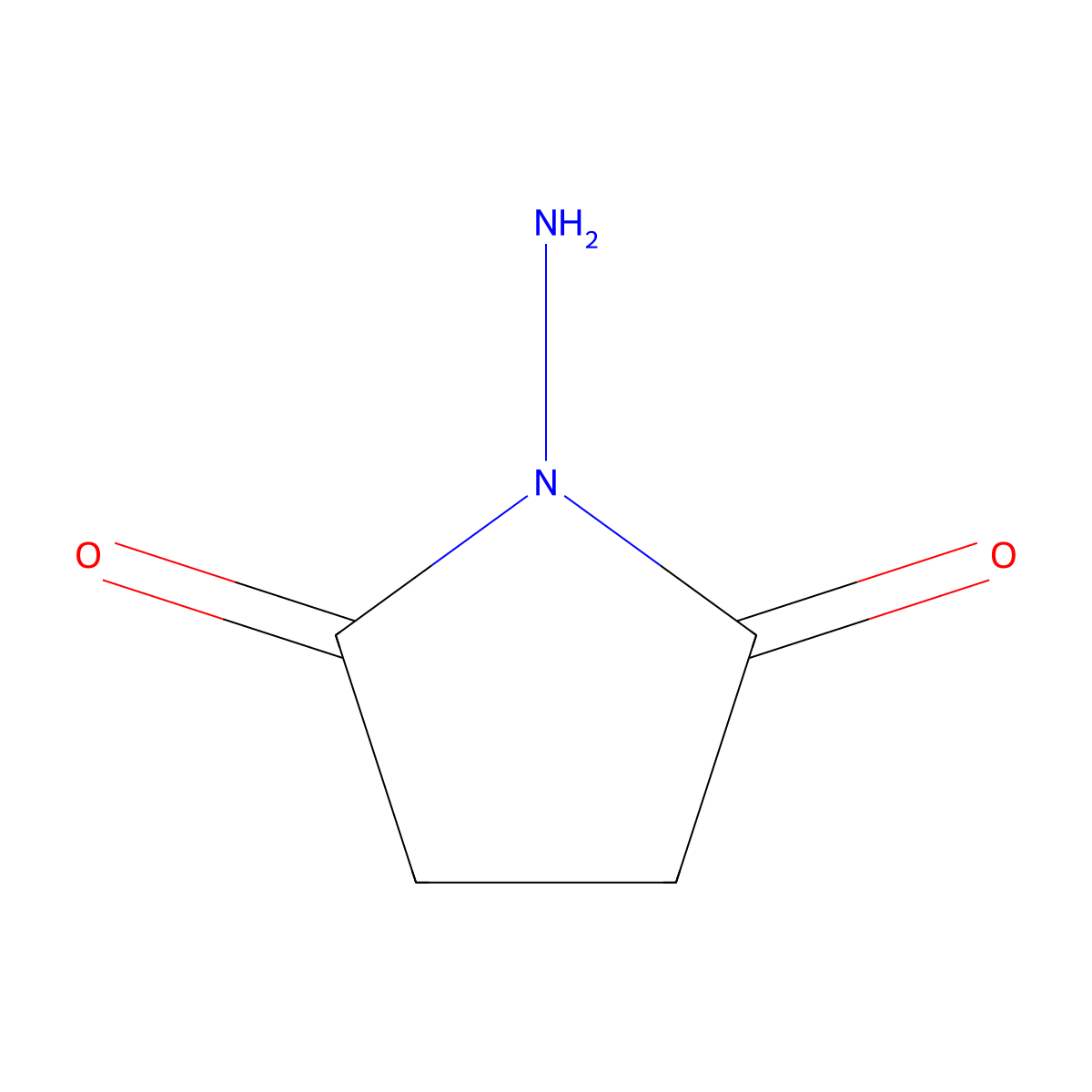 1-Aminopyrrolidine-2,5-dione molecular structure, CAS 19283-13-7
