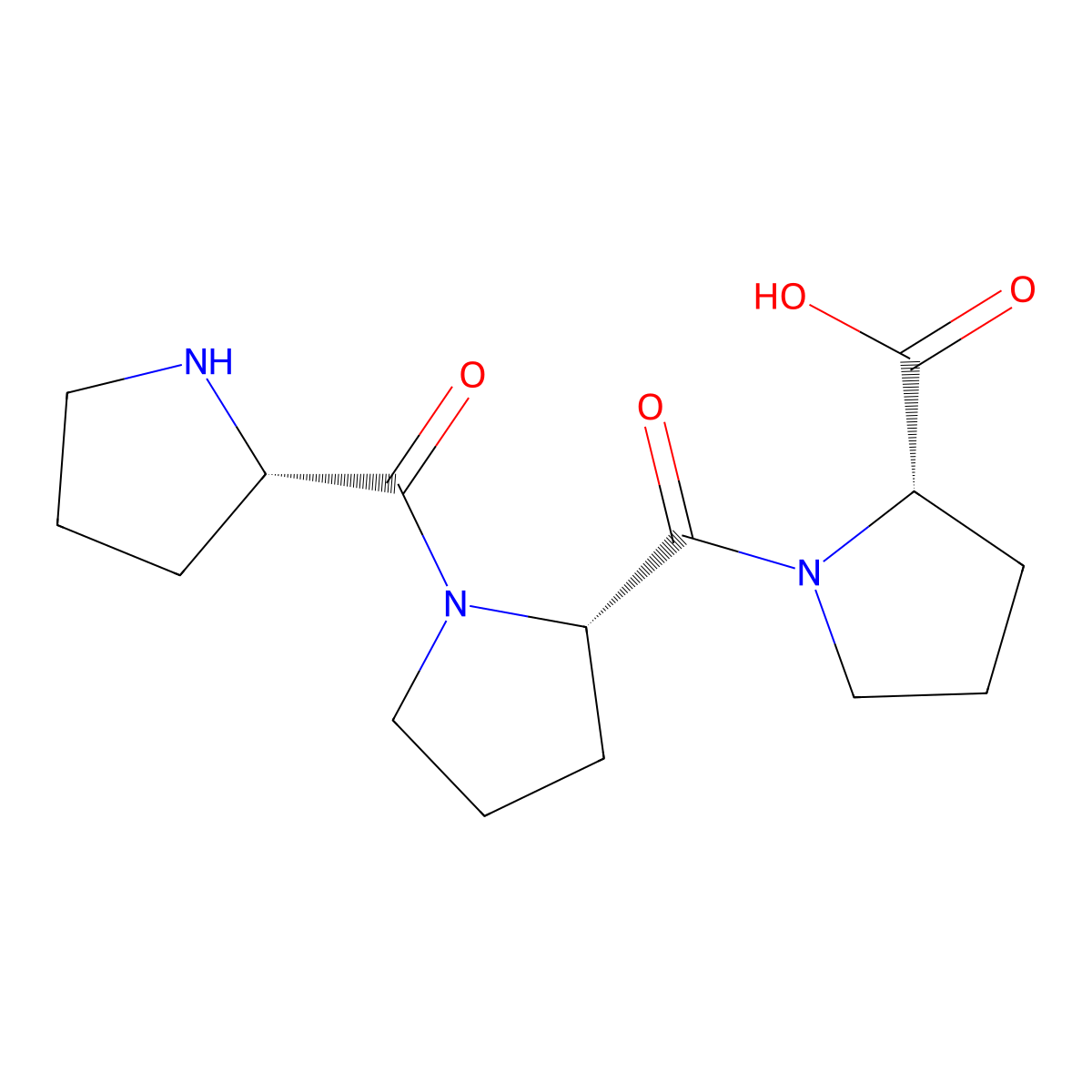 Pro-Pro-Pro molecular structure, CAS 19285-44-0