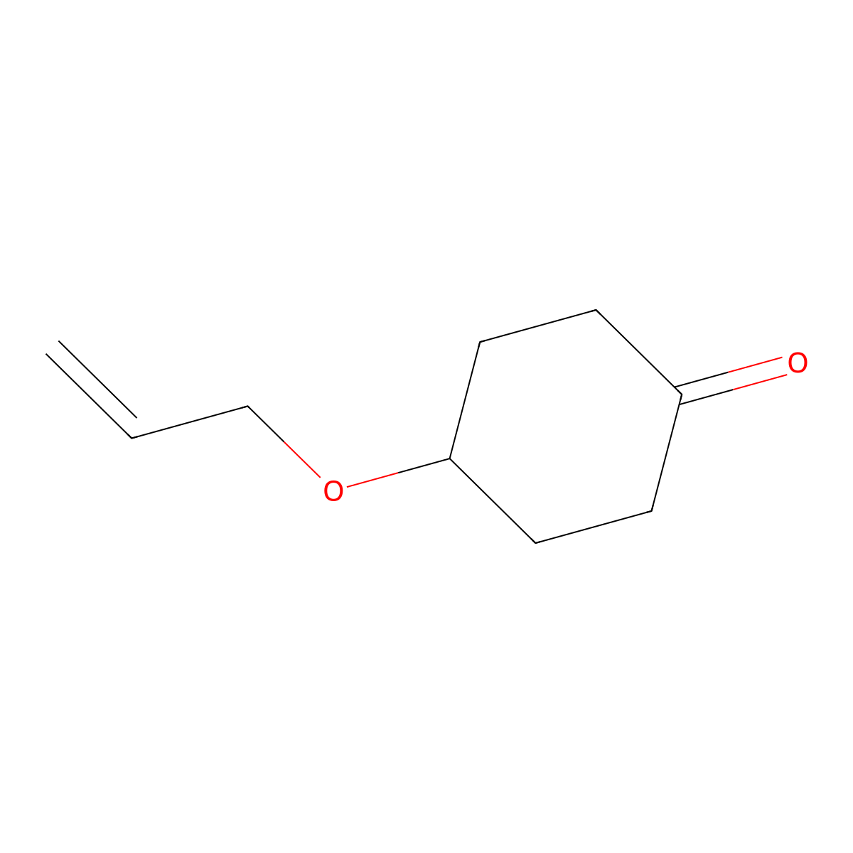 4-(2-Propen-1-yloxy)cyclohexanone molecular structure, CAS 192870-66-9