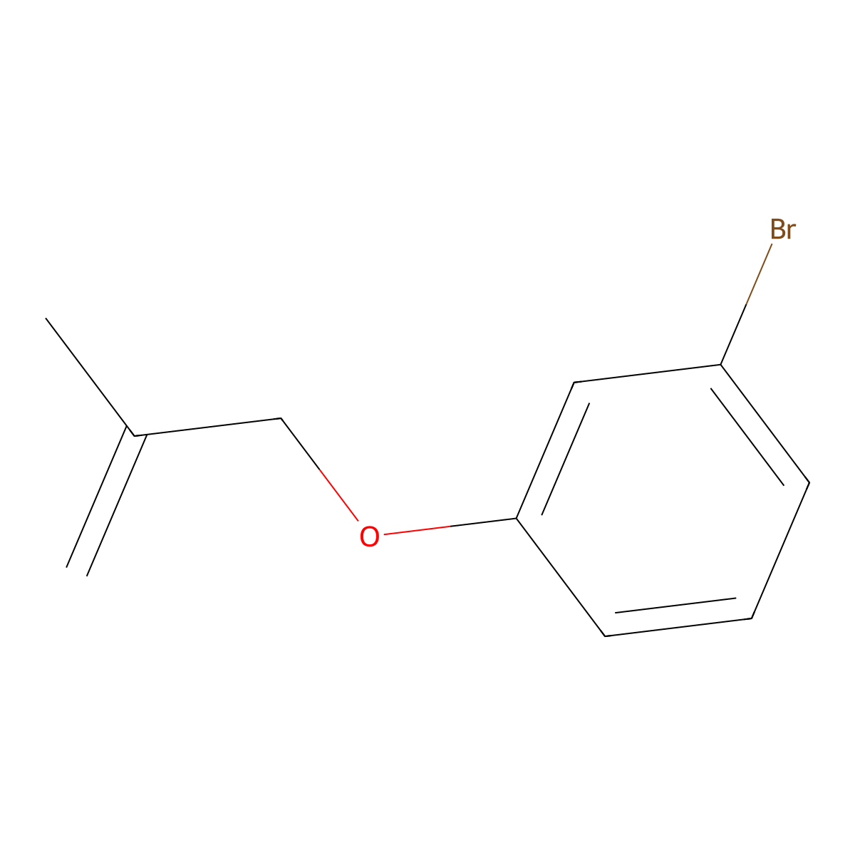 1-Bromo-3-((2-methylprop-2-en-1-yl)oxy)benzene molecular structure, CAS 192870-97-6