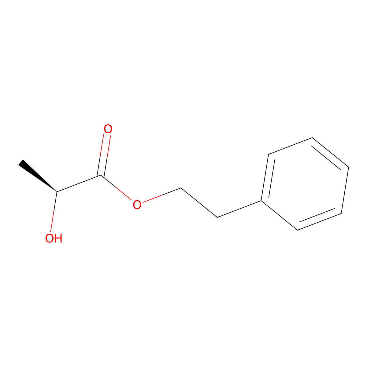 (S)-Phenethyl 2-hydroxypropanoate molecular structure, CAS 1928712-34-8