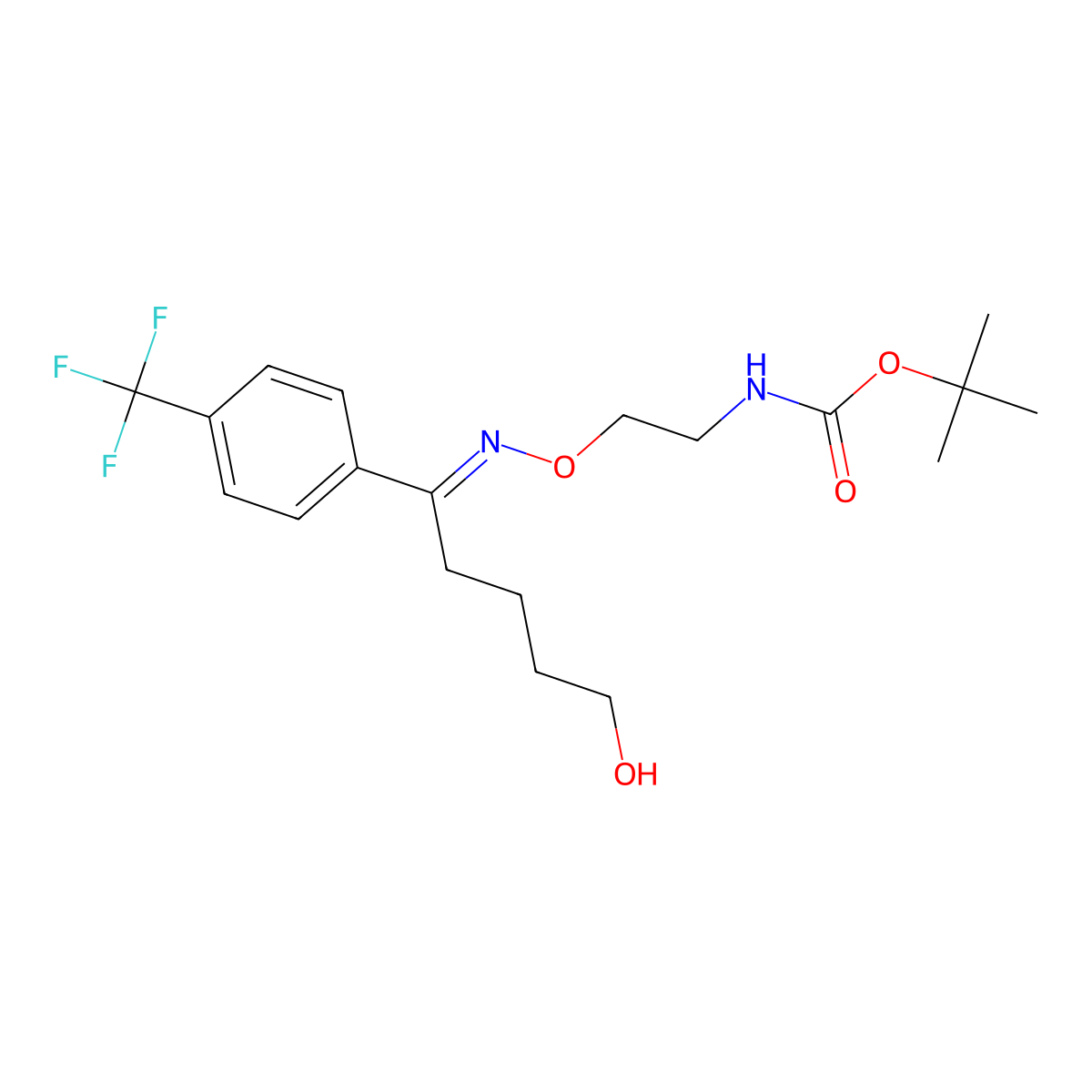 N-Boc Desmethyl Fluvoxamine molecular structure, CAS 192876-03-2