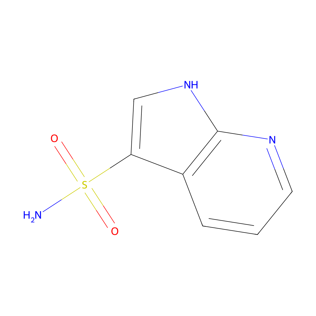 1H-pyrrolo[2,3-b]pyridine-3-sulfonamide molecular structure, CAS 1928780-66-8
